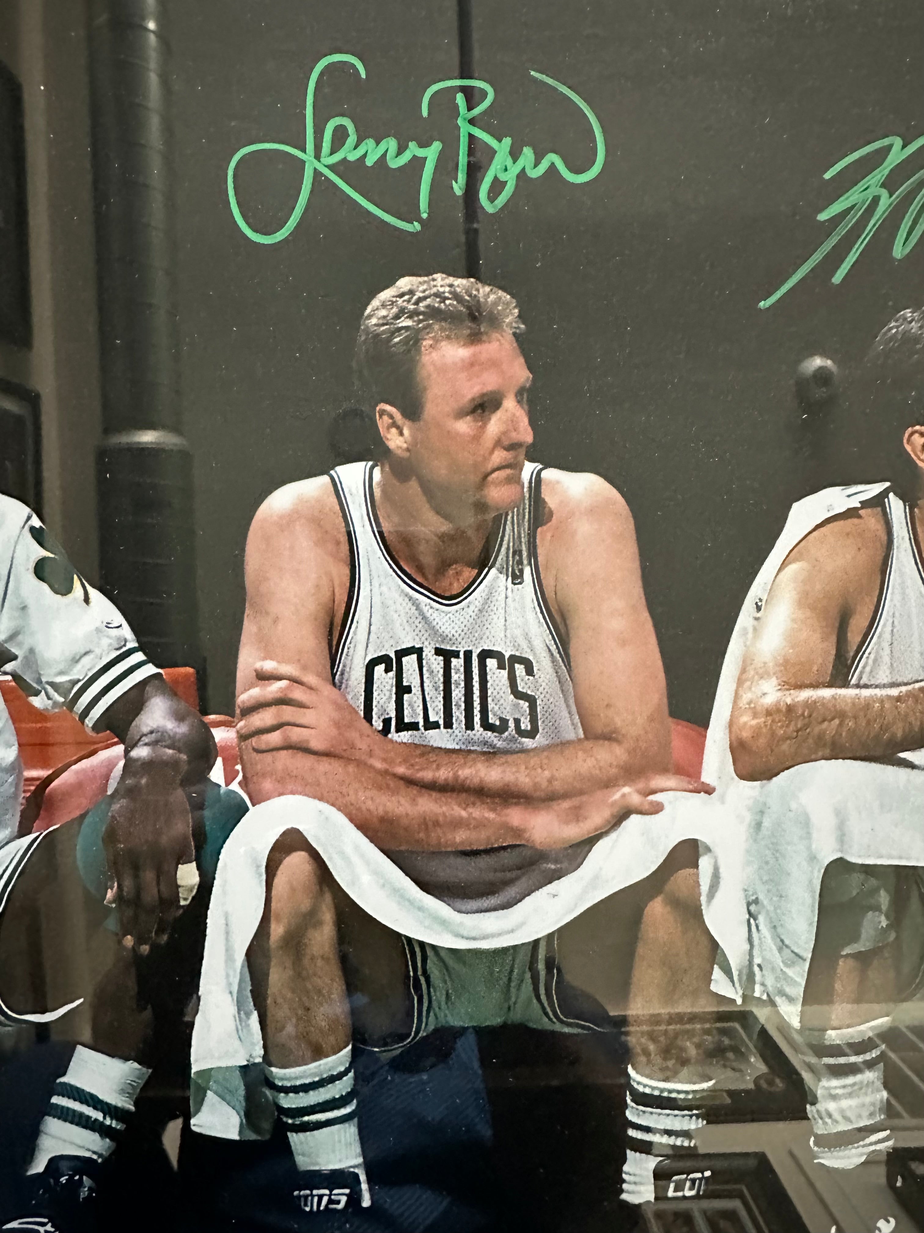 Boston Celtics - The "Big Three" Robert Parish, Larry Bird & Kevin McHale