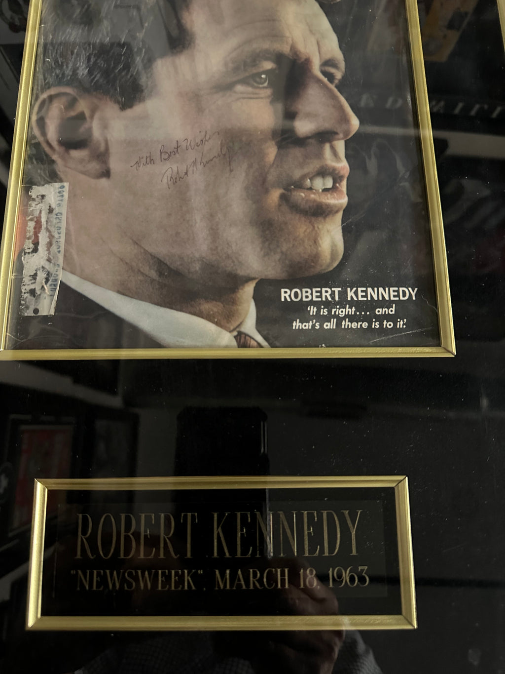 Robert F. Kennedy Autographed