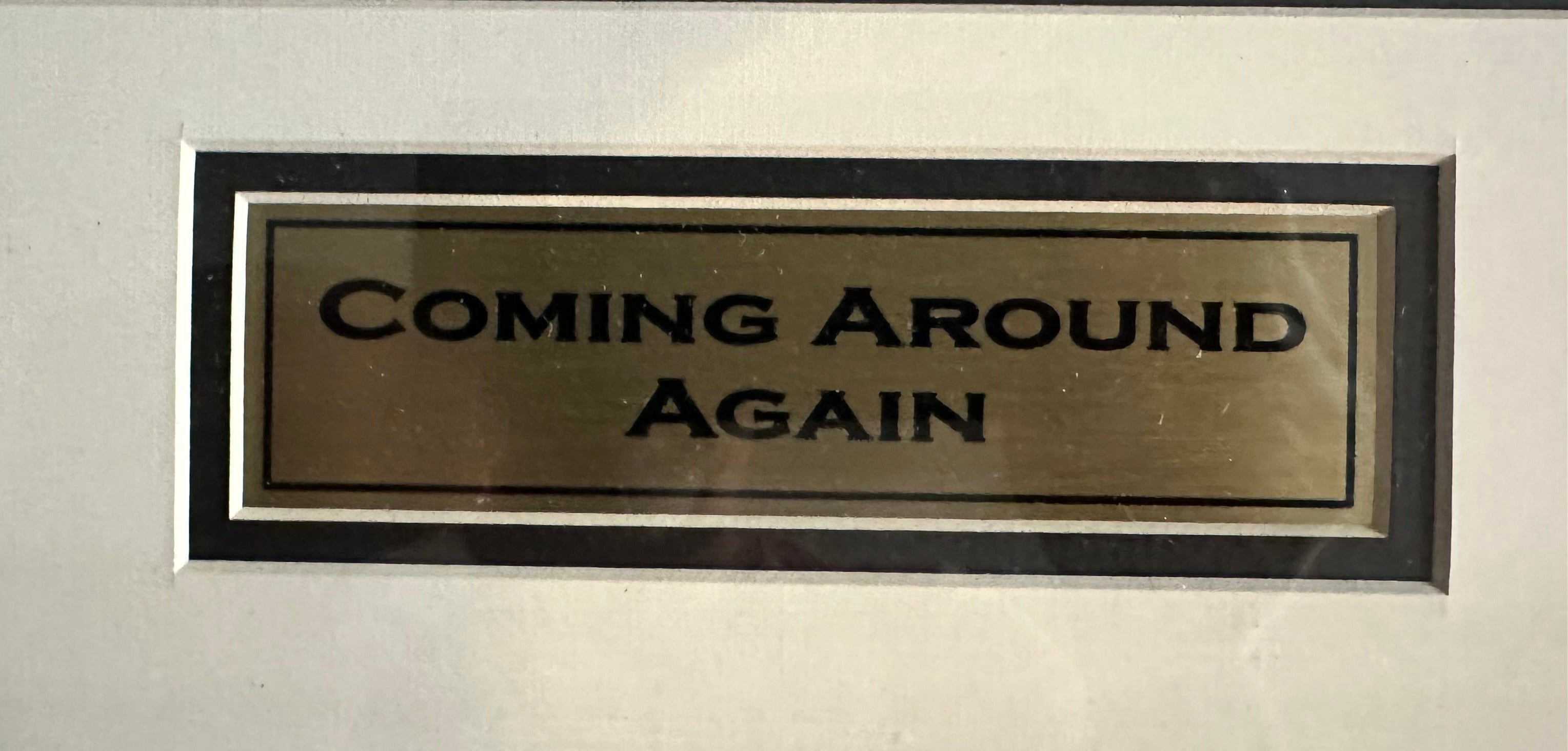 Carly Simon - "Coming Around Again" signed album