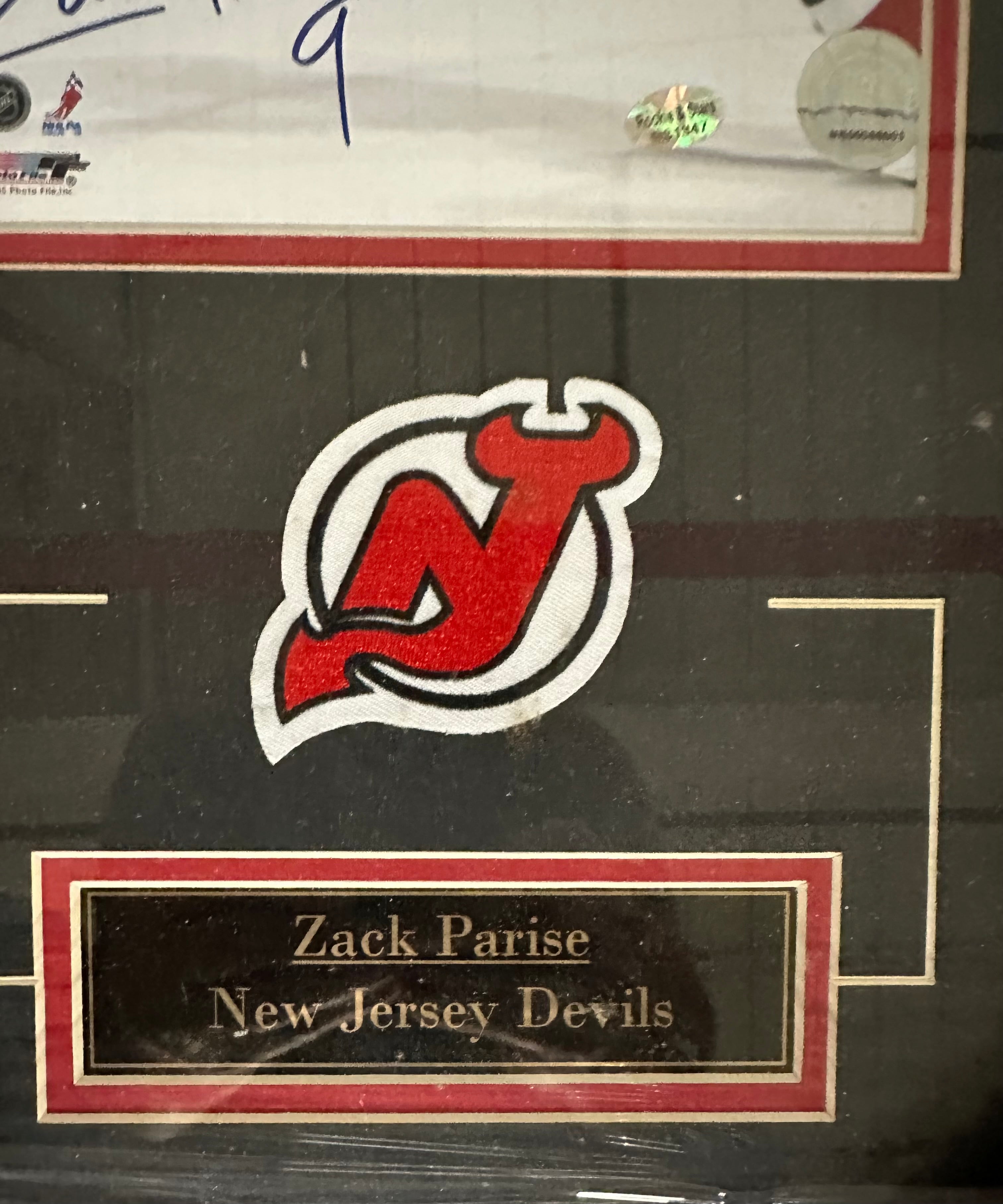 New Jersey Devils - Zack Parise Autographed Photo