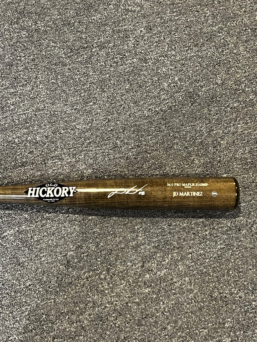 JD Martinez - Autographed Bat