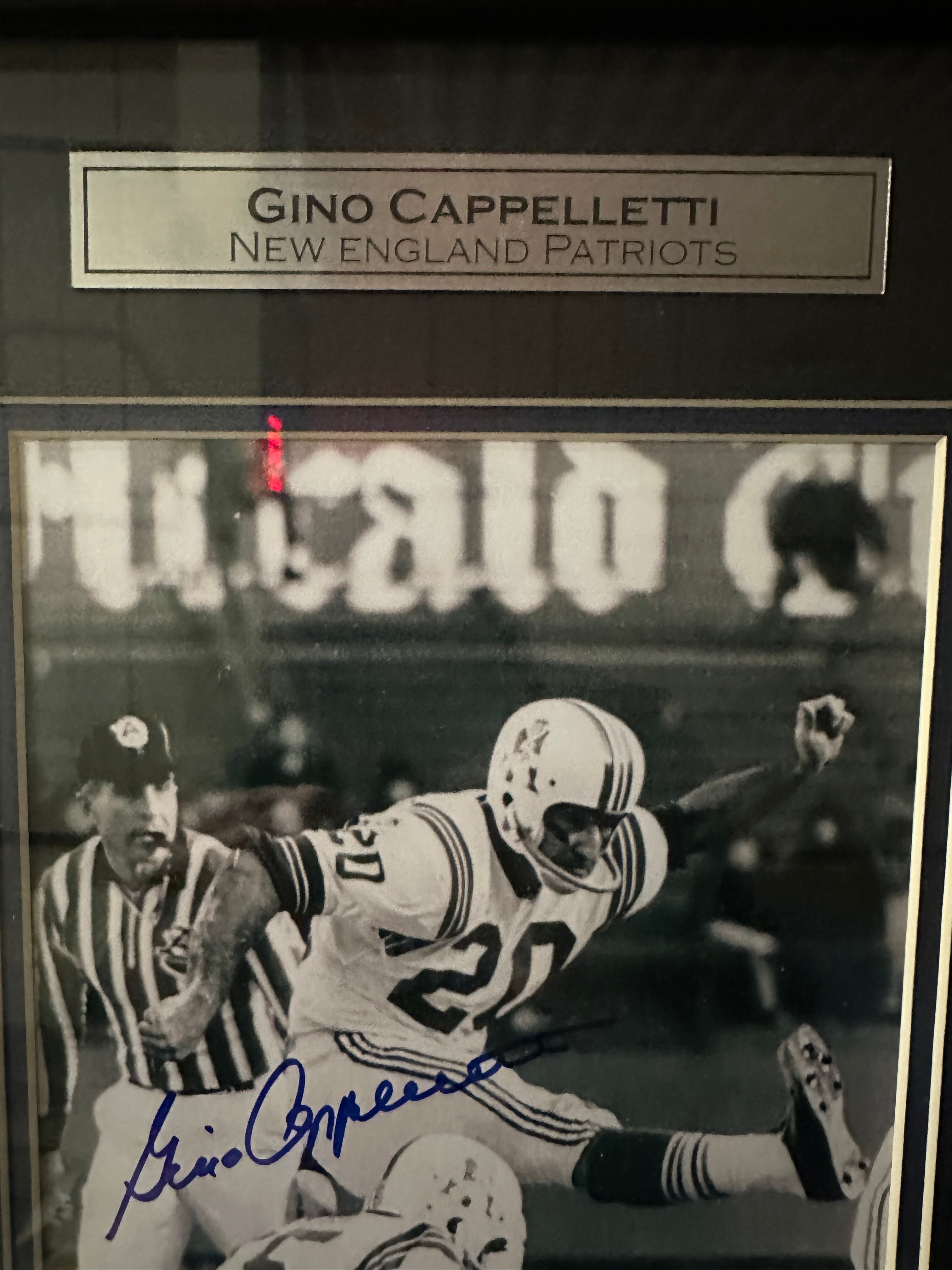 New England Patriots - Gino Cappelletti Autographed