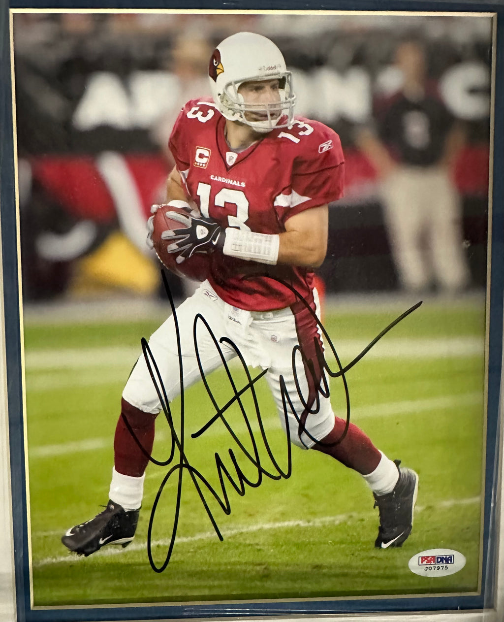Arizona Cardinals Quarterback - Kurt Warner Autographed 8x10 Photo