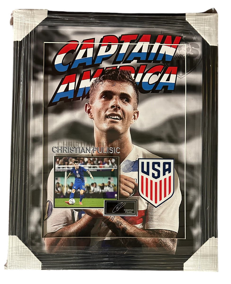 Team USA Soccer - Christian Pulisic with facsimile signature plate