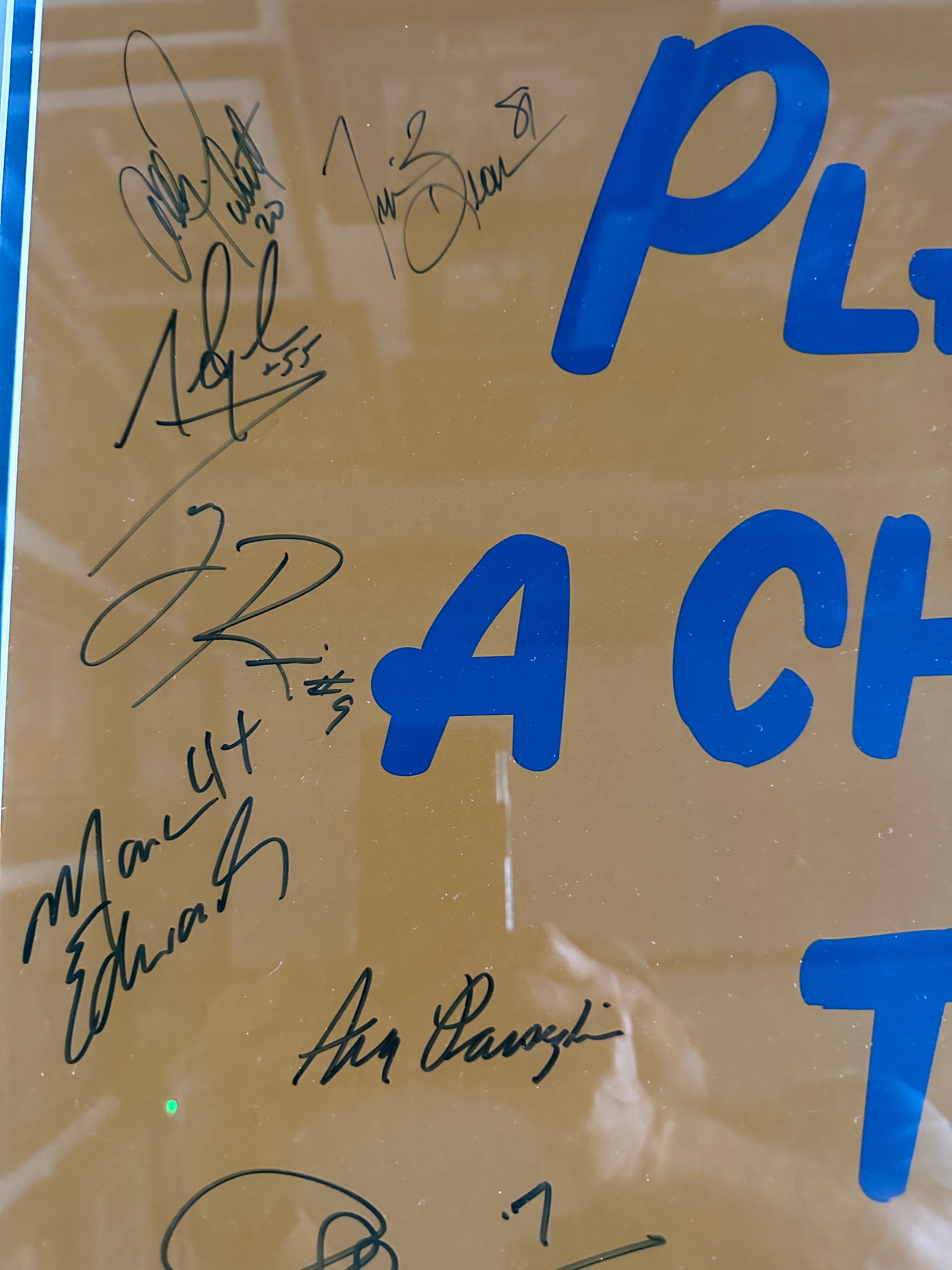 Notre Dame "Play Like A Champion Today" - Autographed (16)