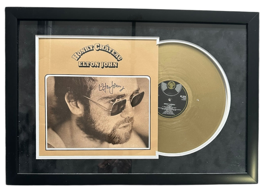 Elton John autographed Honky Chateau Album