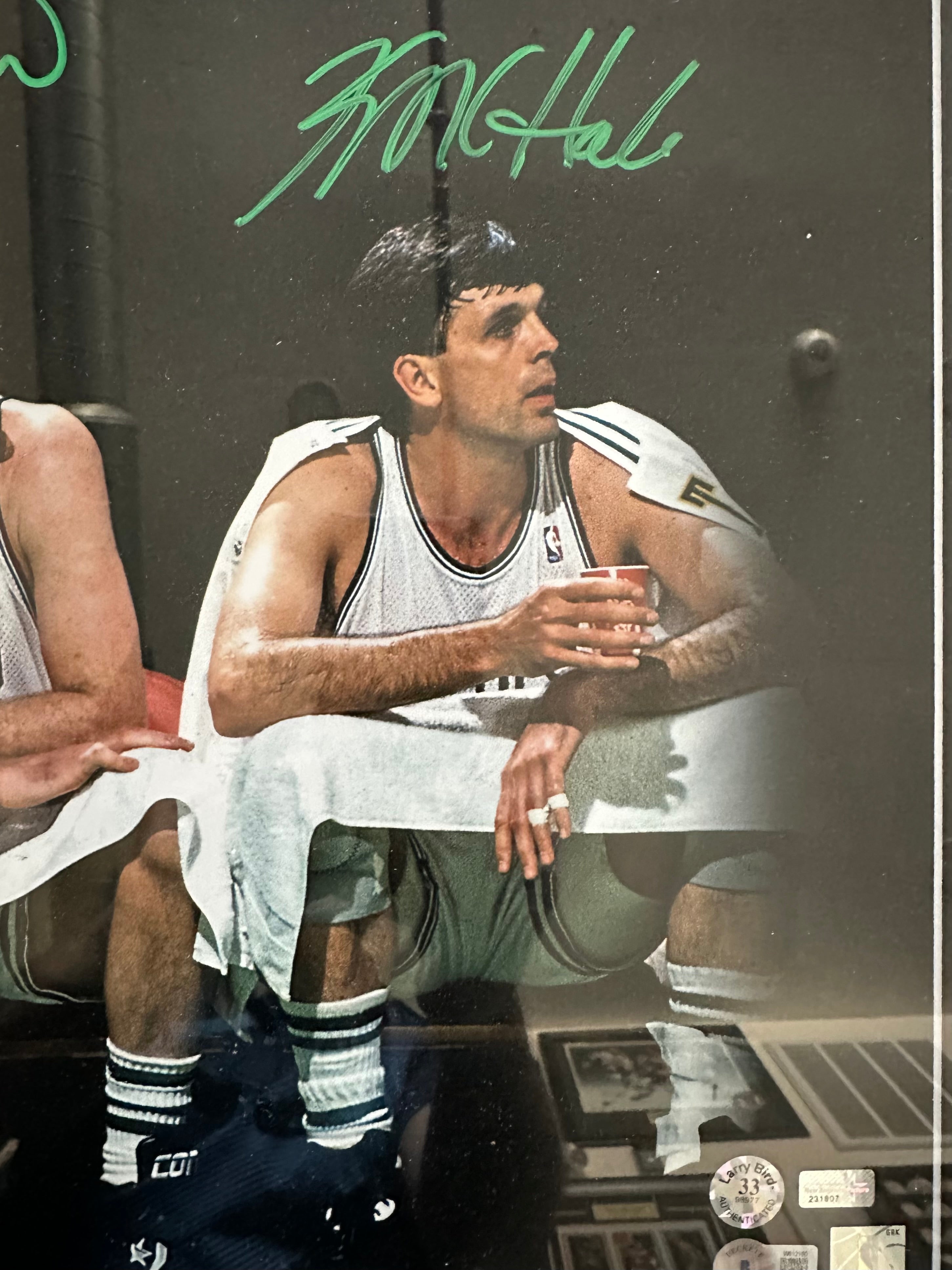 Boston Celtics - The "Big Three" Robert Parish, Larry Bird & Kevin McHale