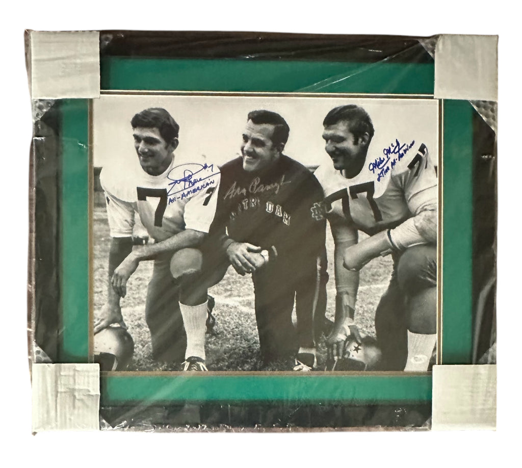 Notre Dame - Theisman, Parseghian & McCoy autographed