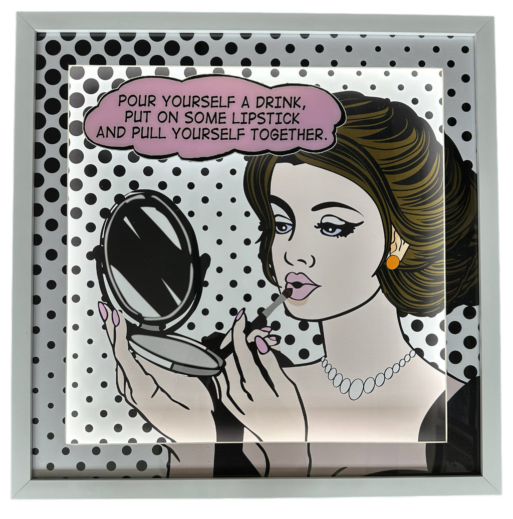 Pop Art For Women - 3D Shadow Box with LED lighting