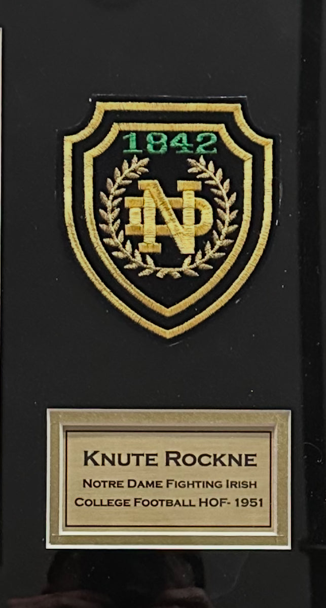 Notre Dame - Knute Rockne signed letter/College Football HOF 1951