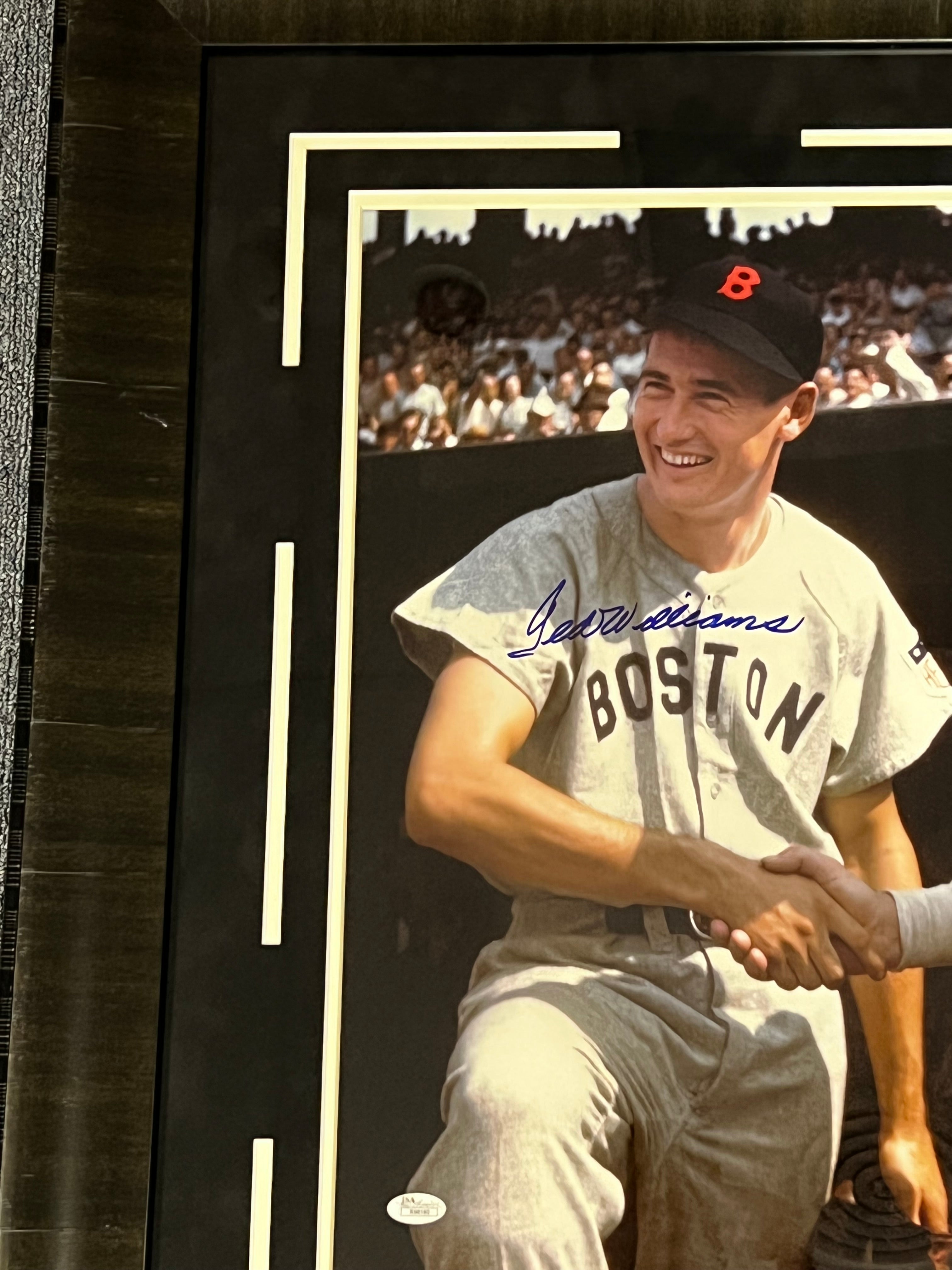 Ted Williams with Babe Ruth