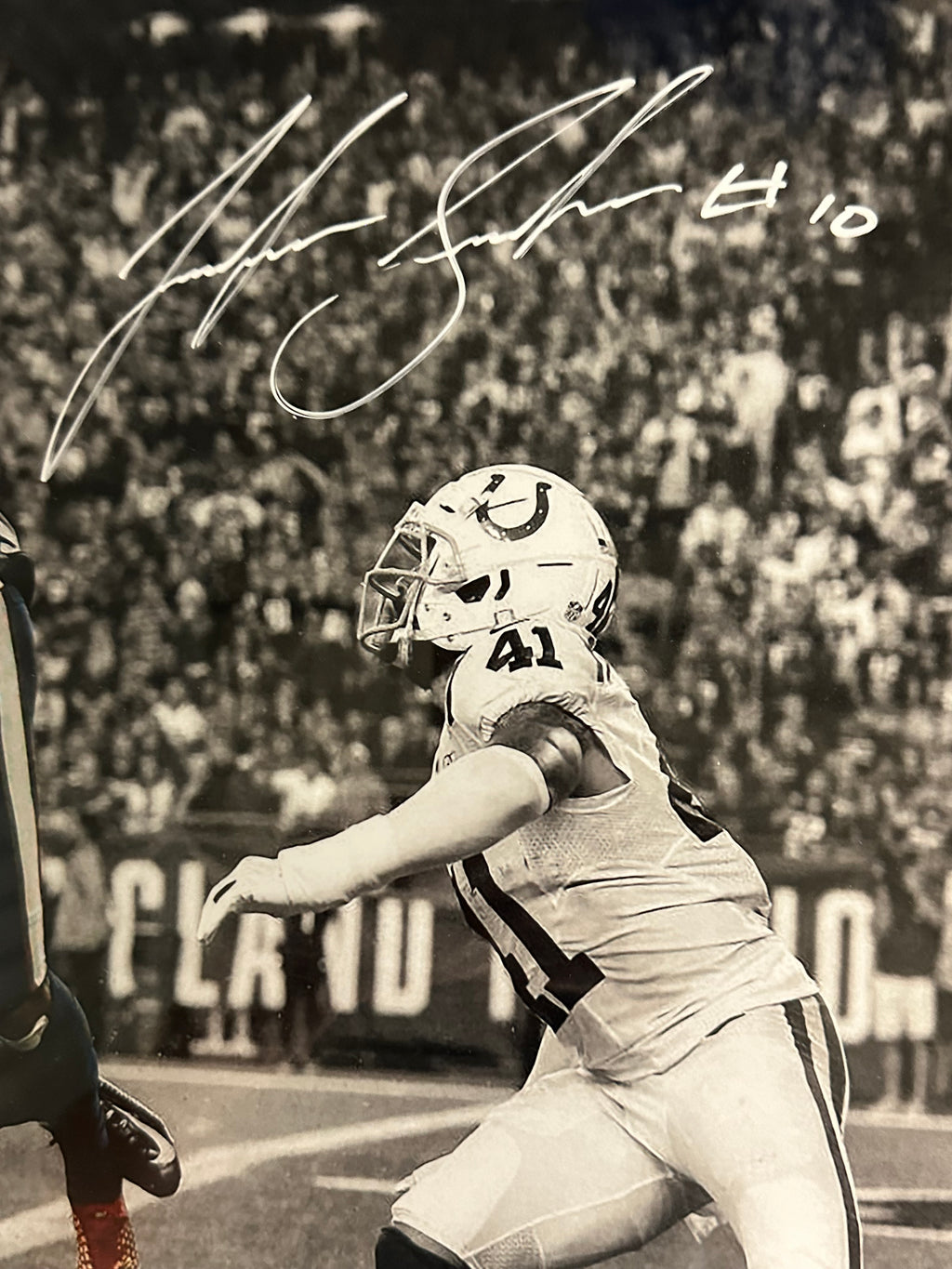New England Patriots - Josh Gordan Autographed 16 x 20