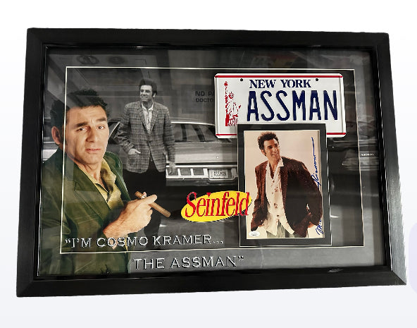 Michael Richards (Cosmo Kramer) autographed "ASSMAN" autographed