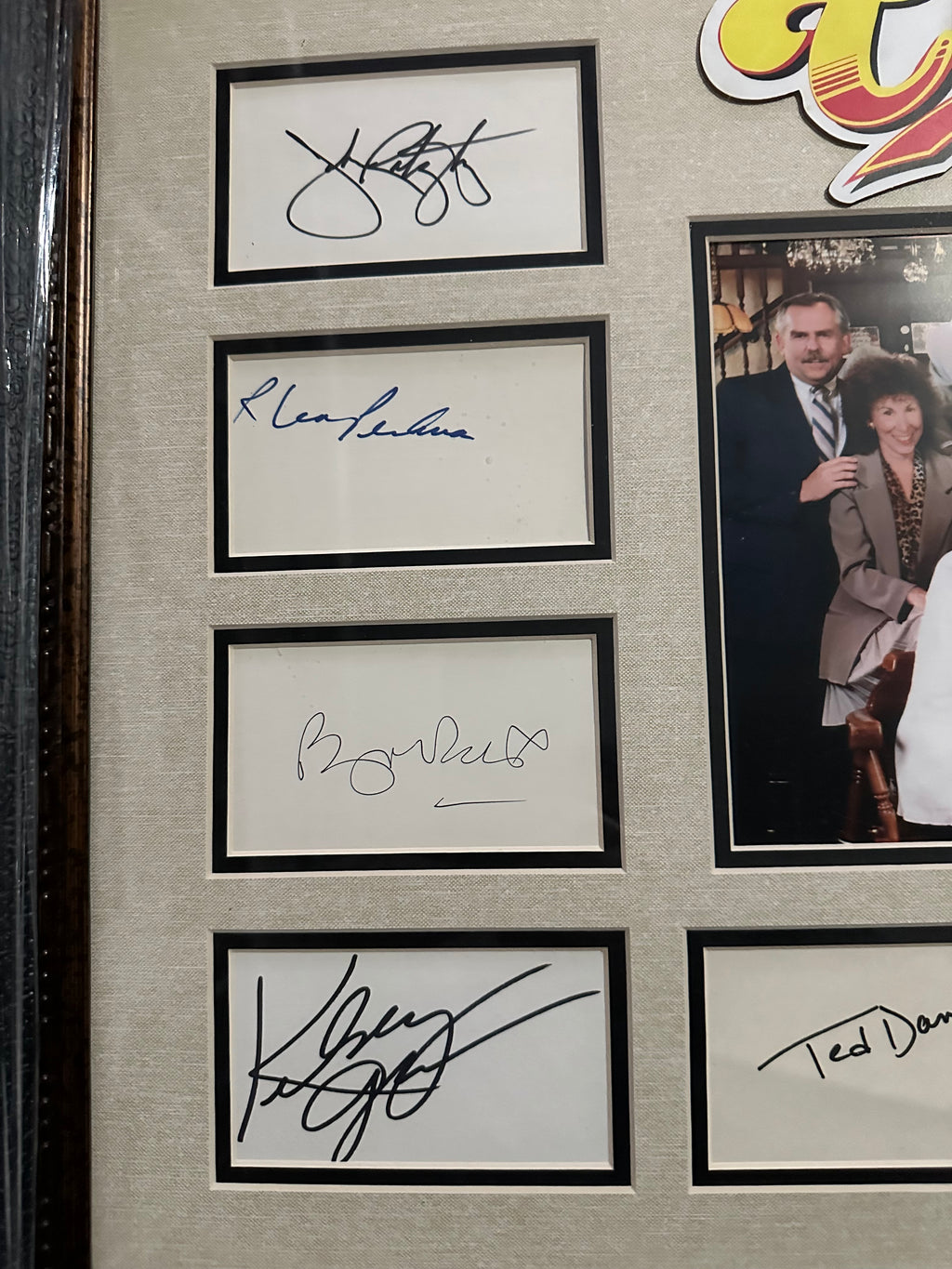 Cheers Cast Signed - 10 Autographed Cuts