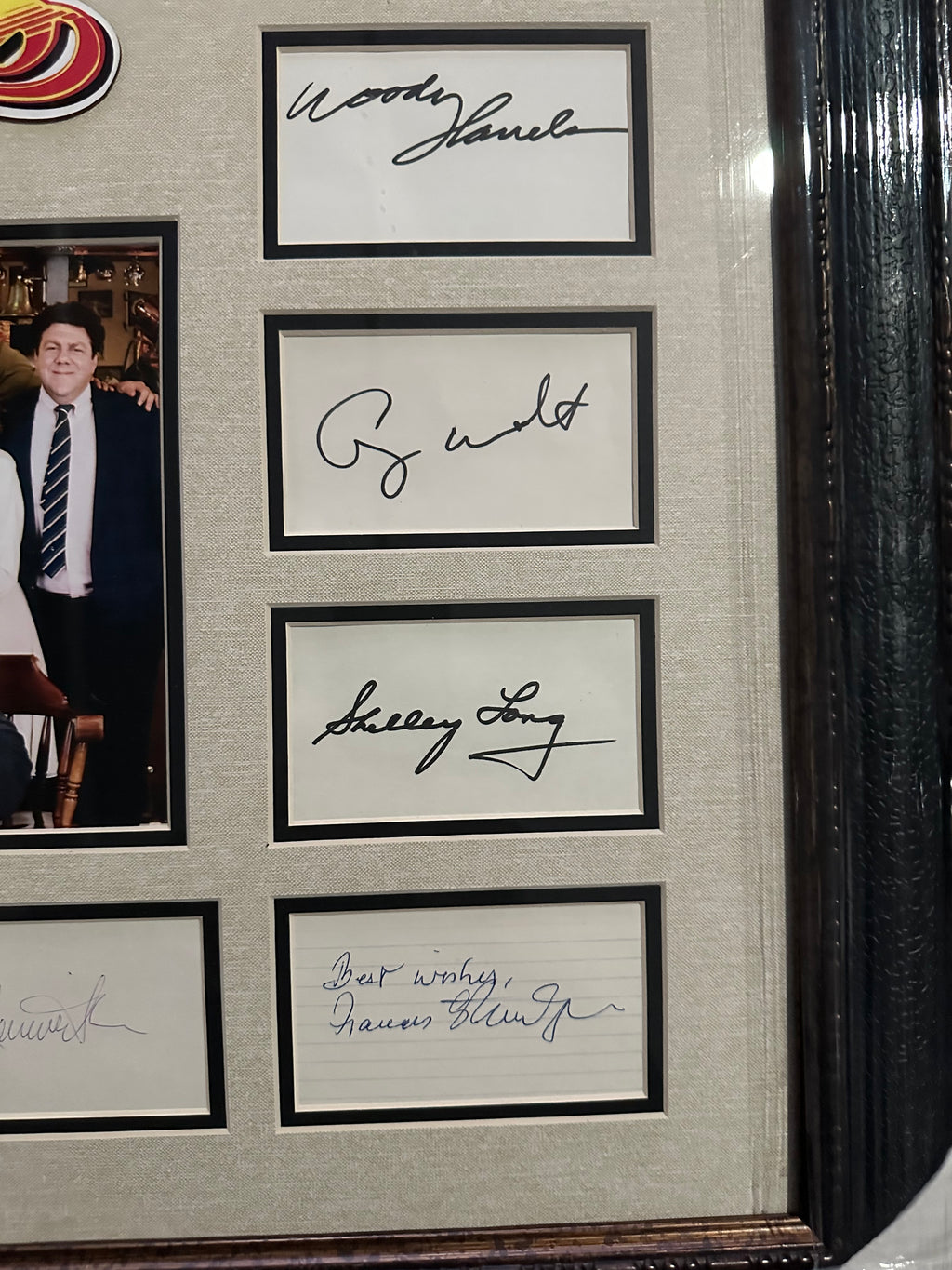 Cheers Cast Signed - 10 Autographed Cuts