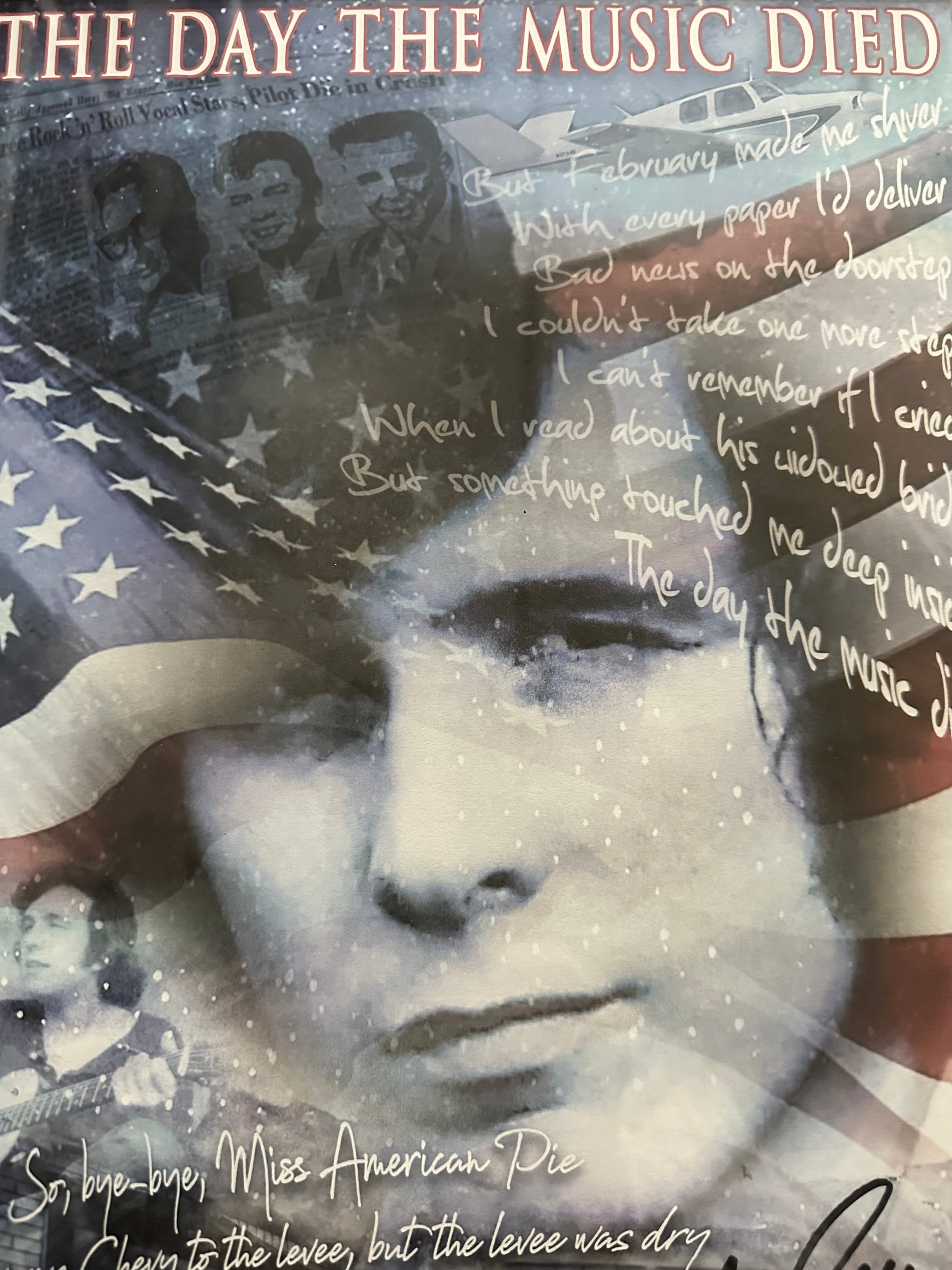 Don McLean "The Day the Music Died" Autographed