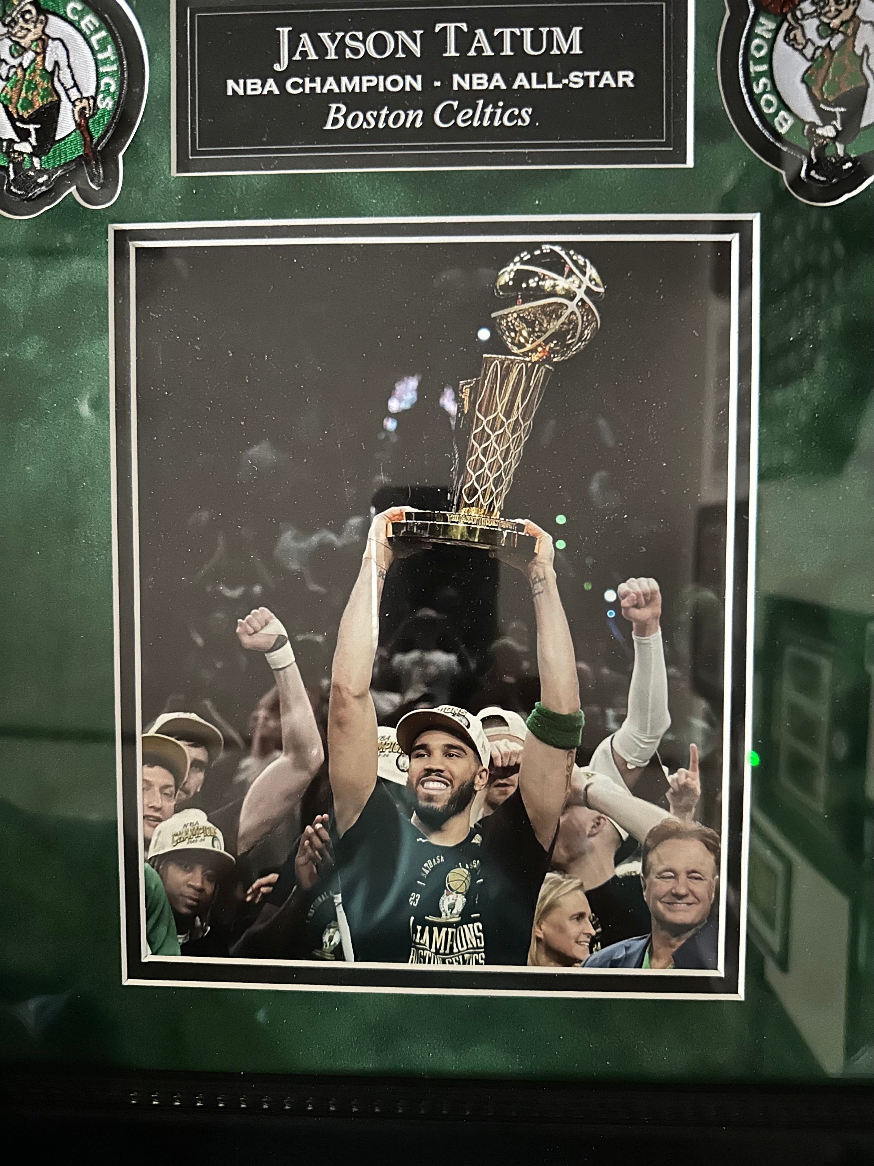Boston Celtics - Jason Taytum NBA Champion/NBA All-Star 8x10 pics (1 Autographed