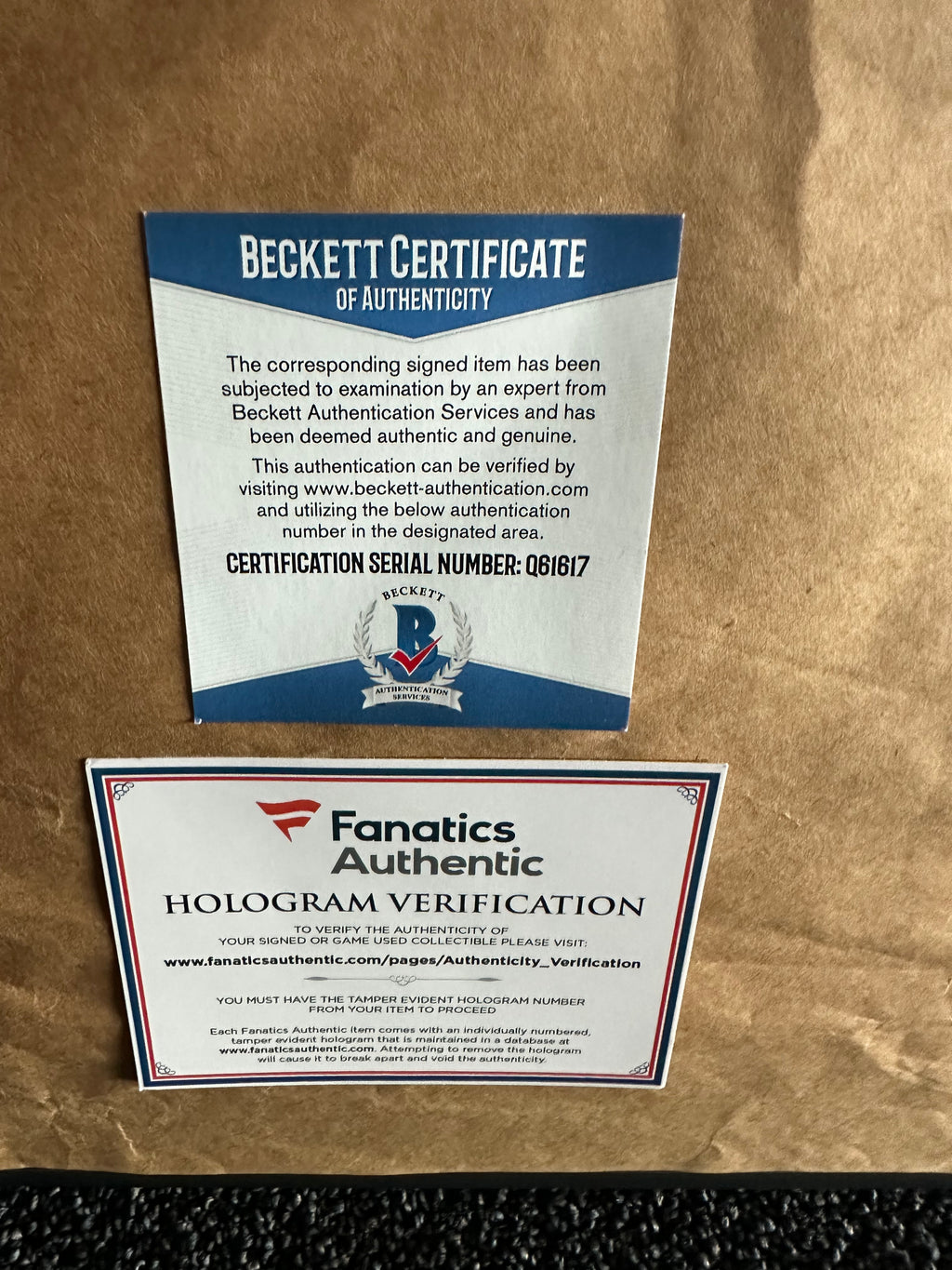 Barry McGuire autographed album