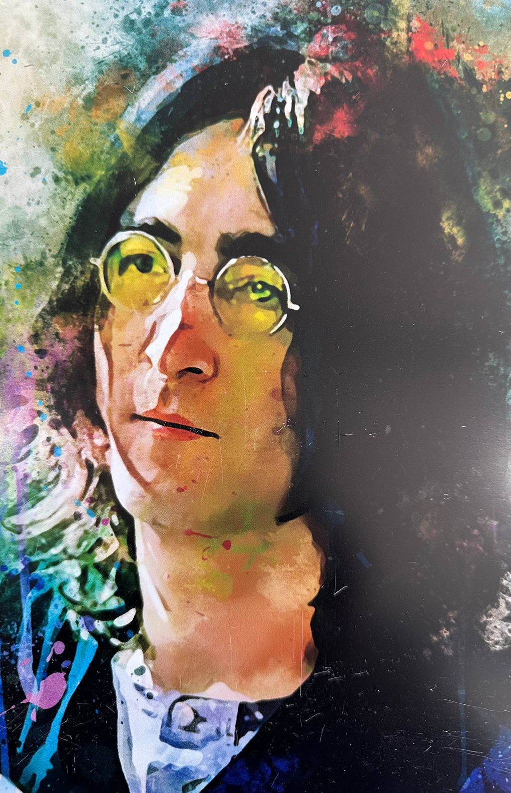 John Lennon Wall Art by Cherie Grampp (aka Shari)