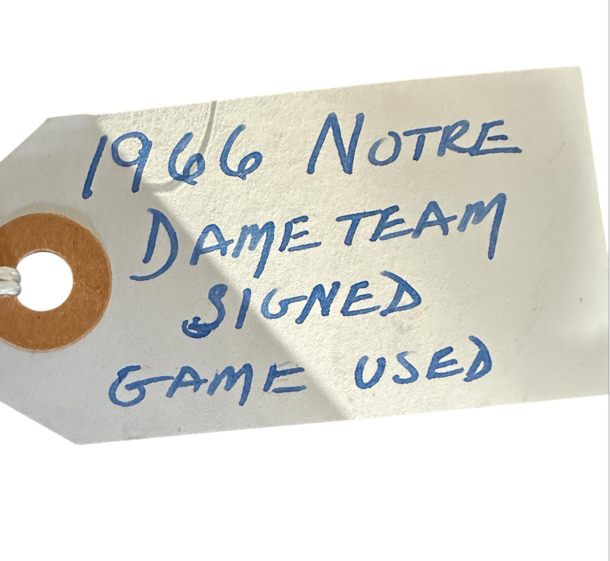 Notre Dame - 1966 Championship Team Signed Game Used Helmet