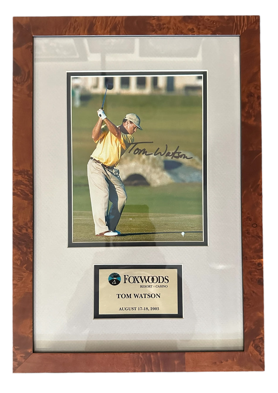 Tom Watson Autographed