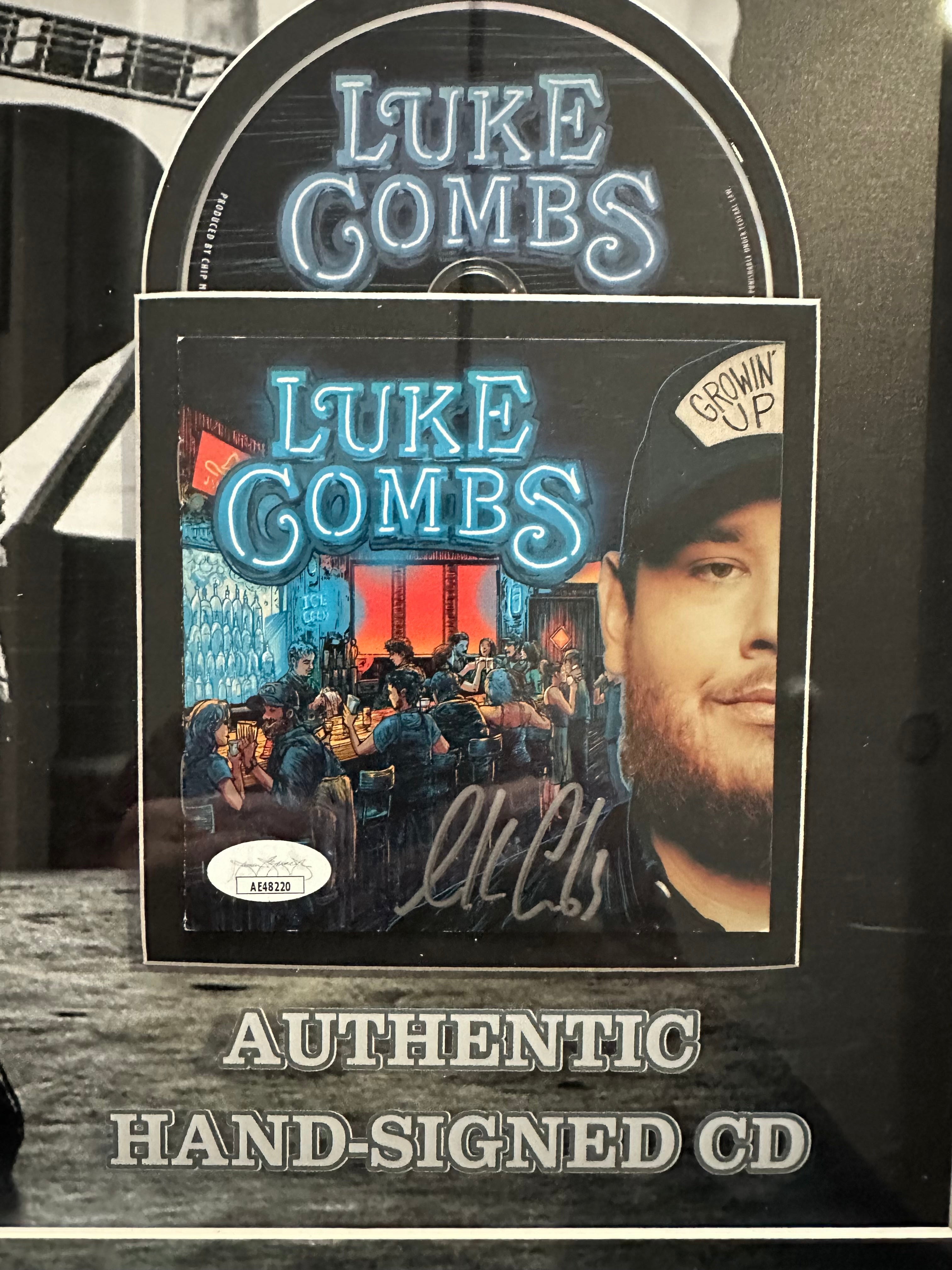 Luke Combs with Authentic Hand Signed CD