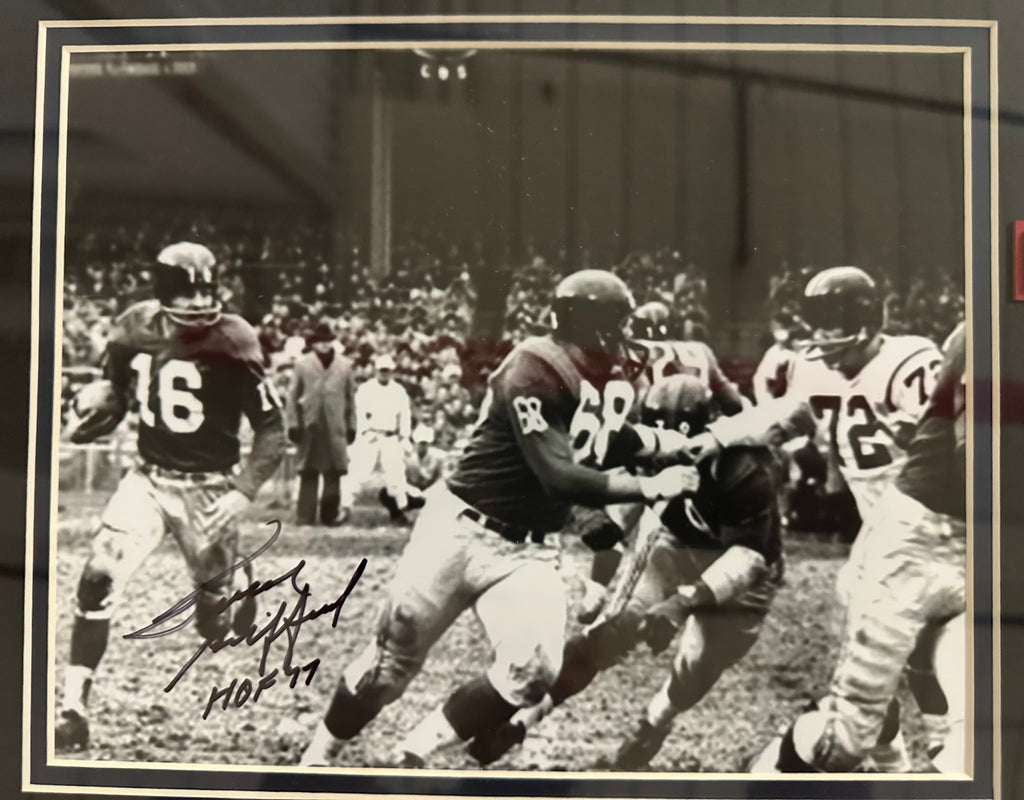 New York Giants - Frank Guifford Autographed 8x10 Photo