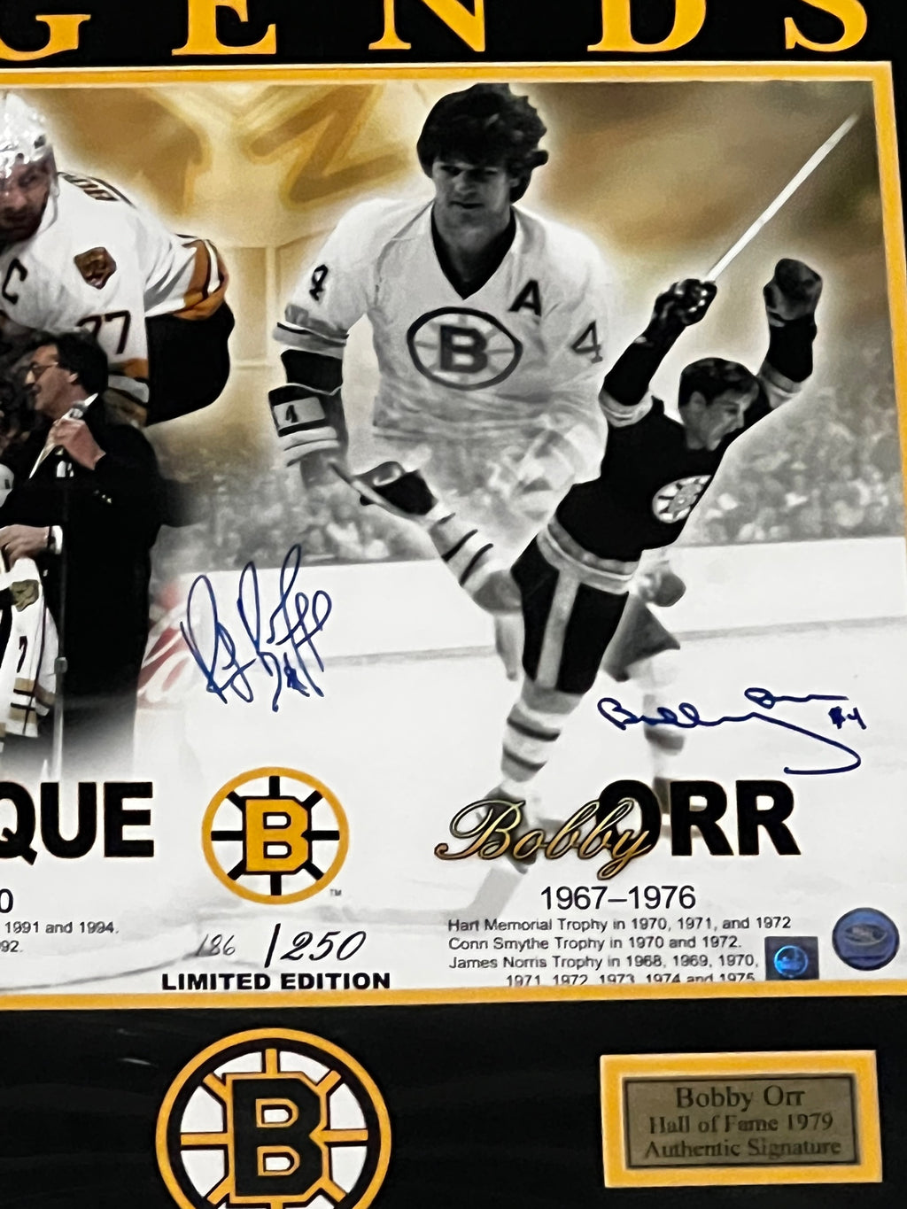 Boston Bruins Legends - Ray Bourque & Bobby Orr