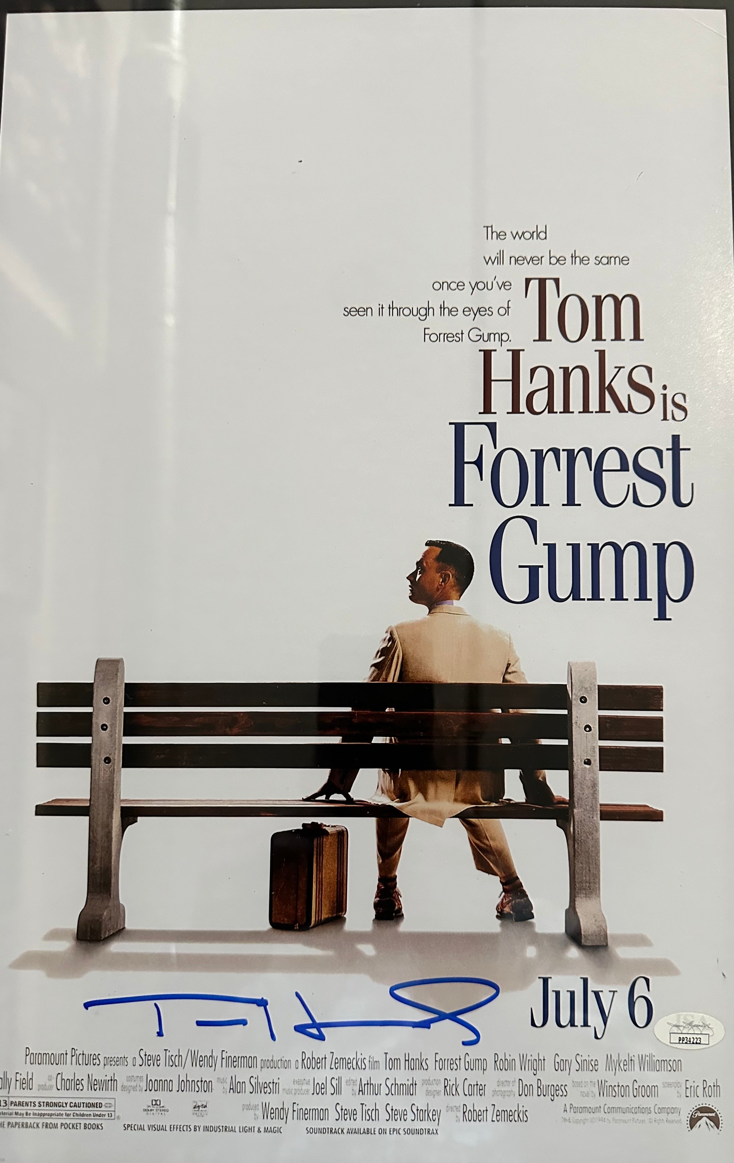 Forrest Gump - Tom Hanks Autographed