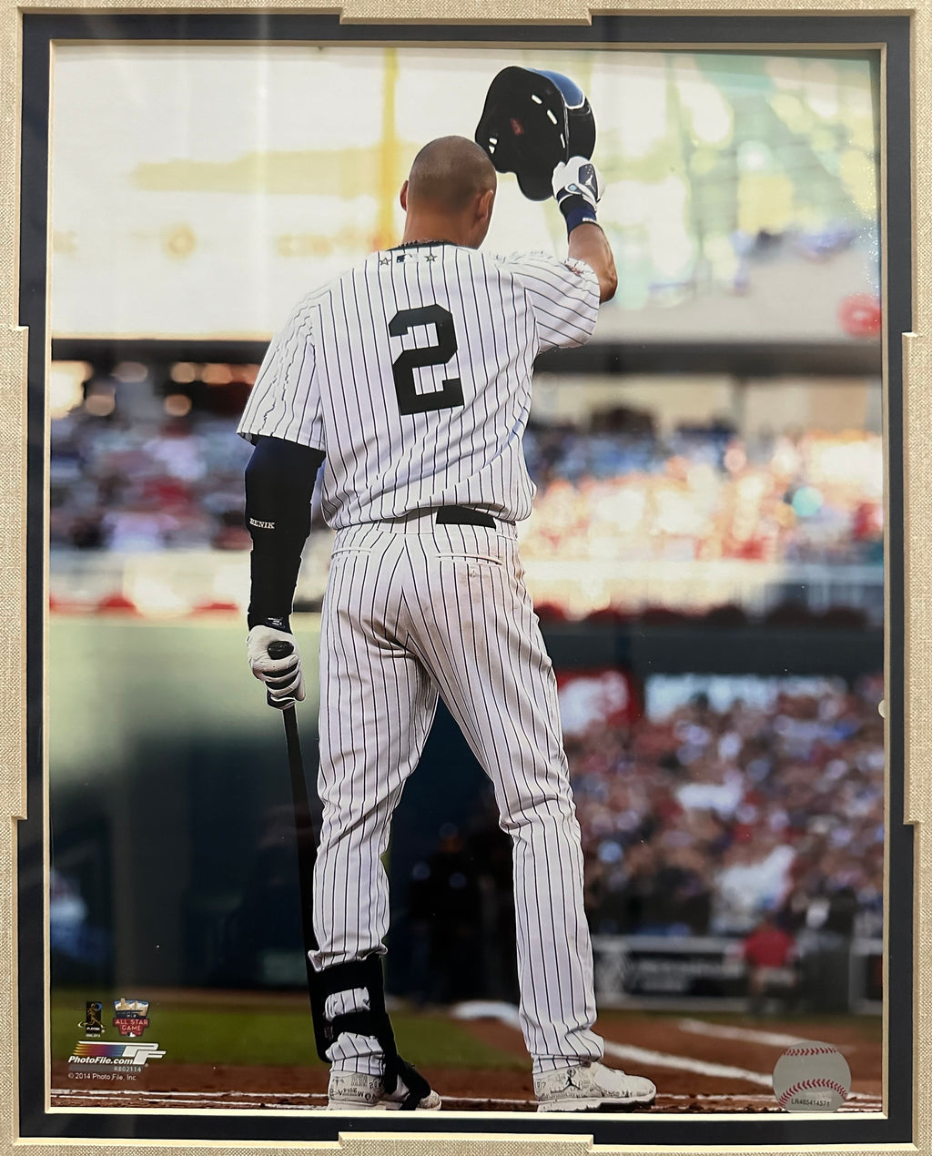 New York Yankees - Derek Jeter Farewell Captain Autographed w/ball and all star