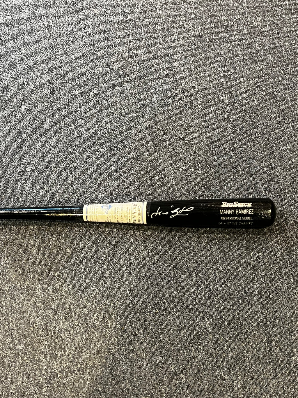 Boston Red Sox - Manny Ramirez signed Bat