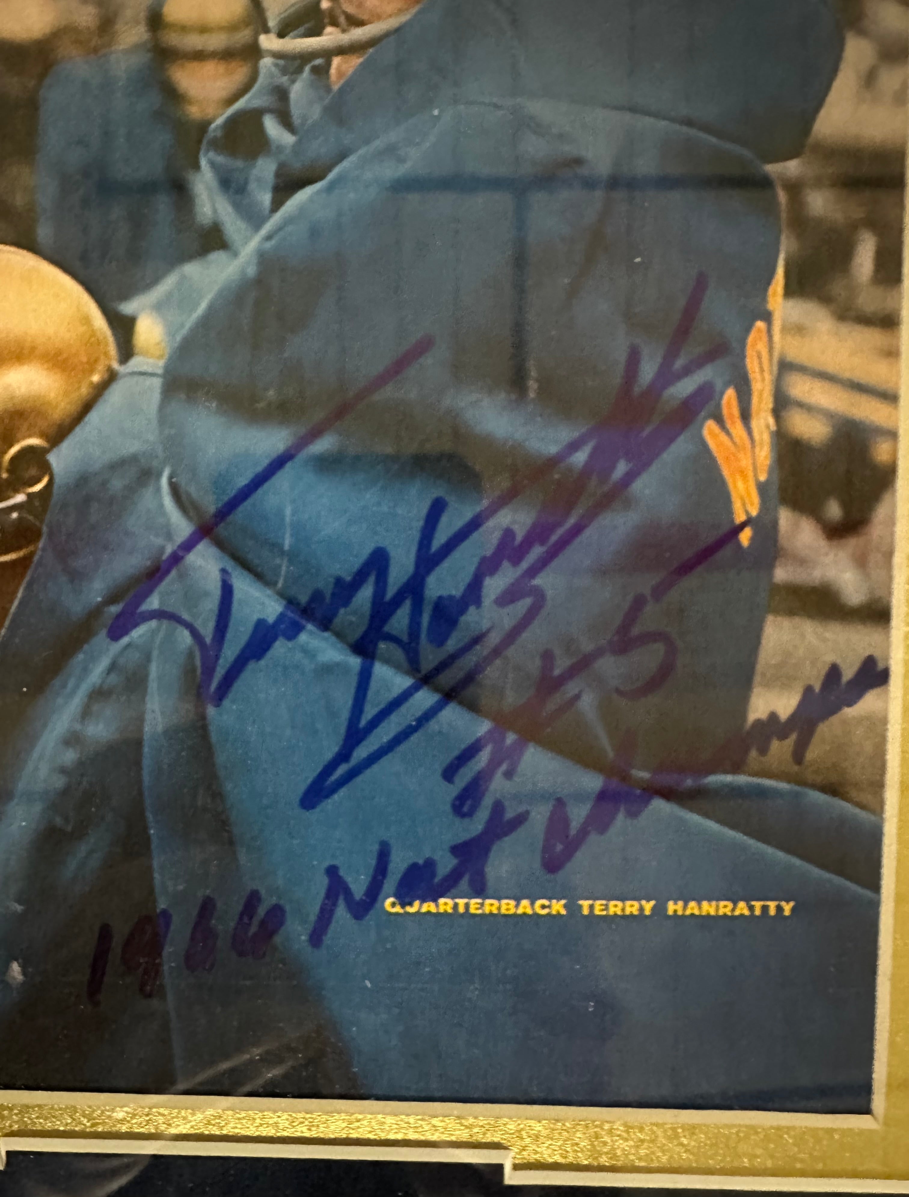 Notre Dame - Terry Hanratty 1966 National Champions Autographed SI Magazine