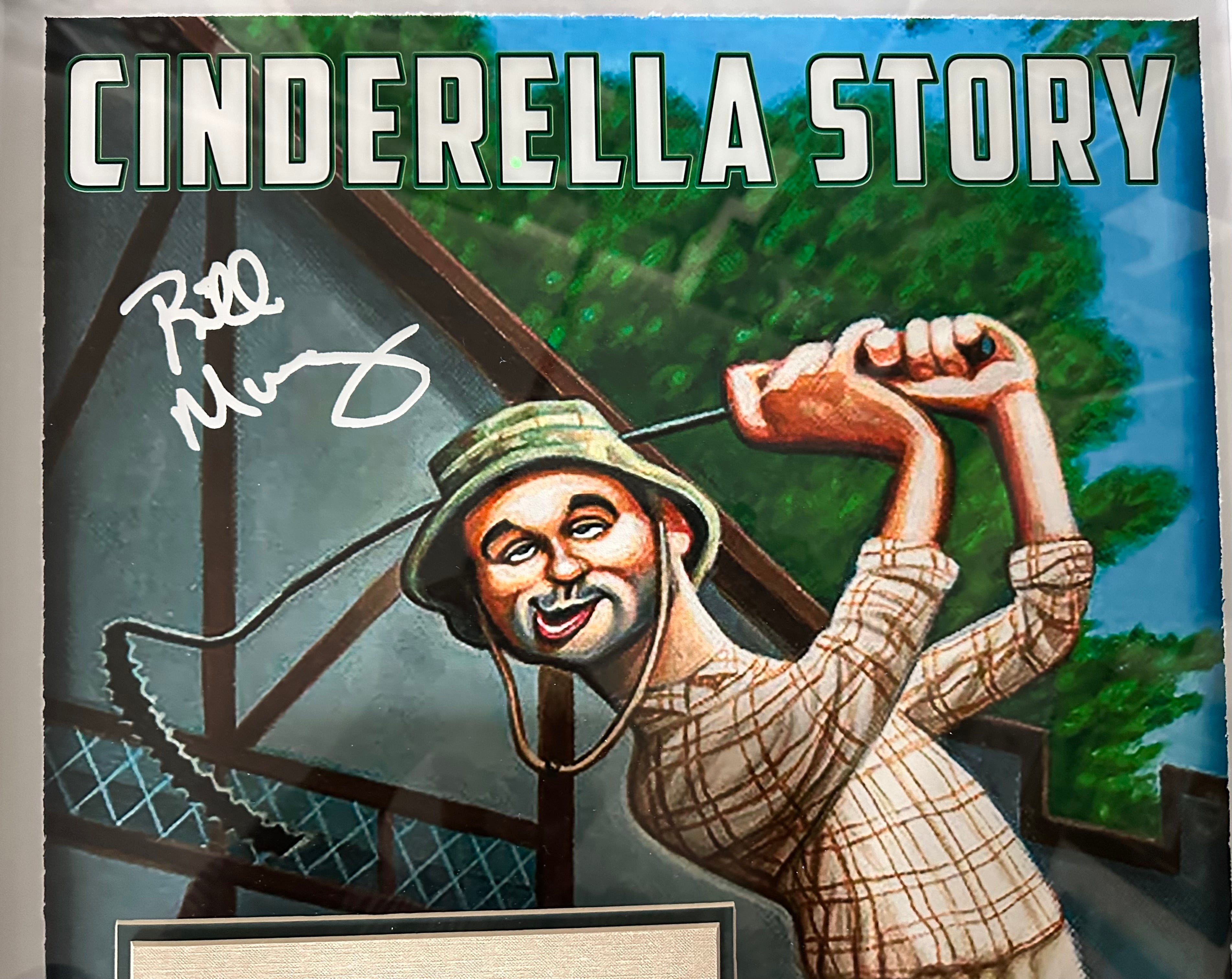 Caddy Shack Cinderella Story with Bill Murray facsimile signature and Video Mont
