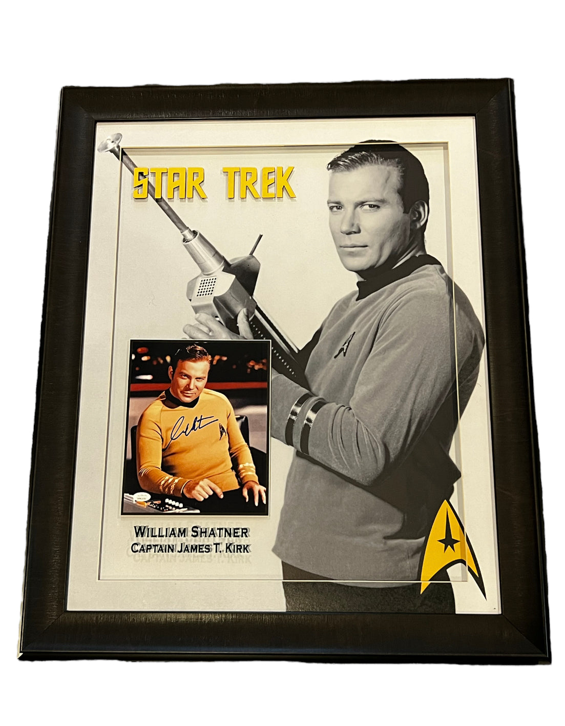 Star Trek - Captain Kirk Autographed