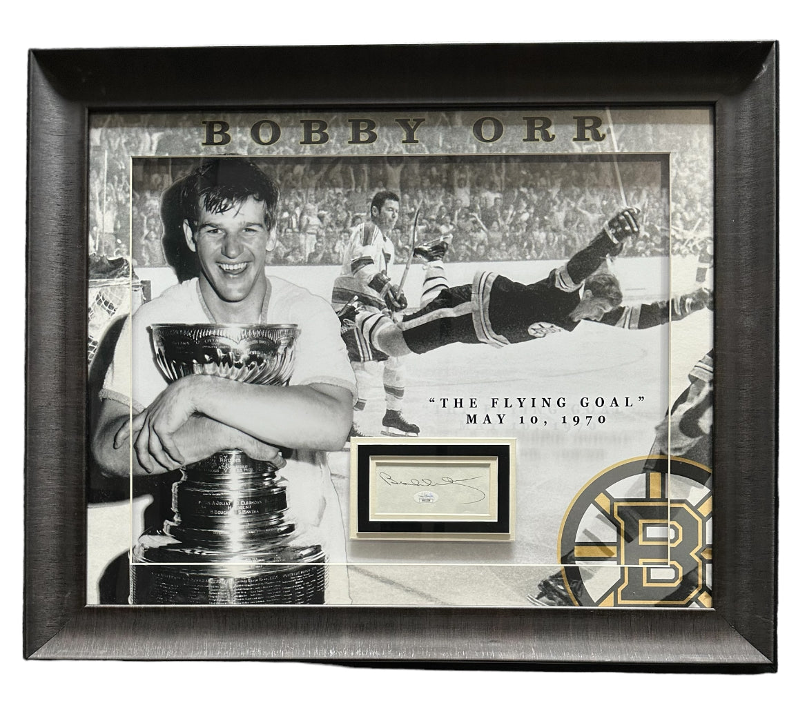 Bobby Orr - "The Flying Goal" May 1970 Autographed