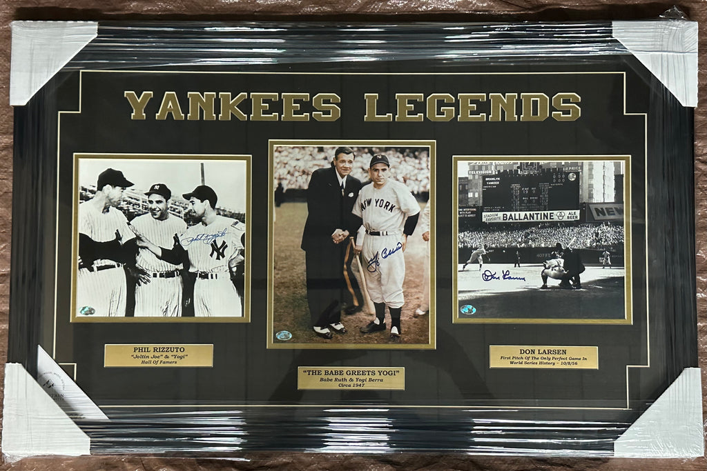 Yankees Legends - Yogi Berra and Don Larson Autographed