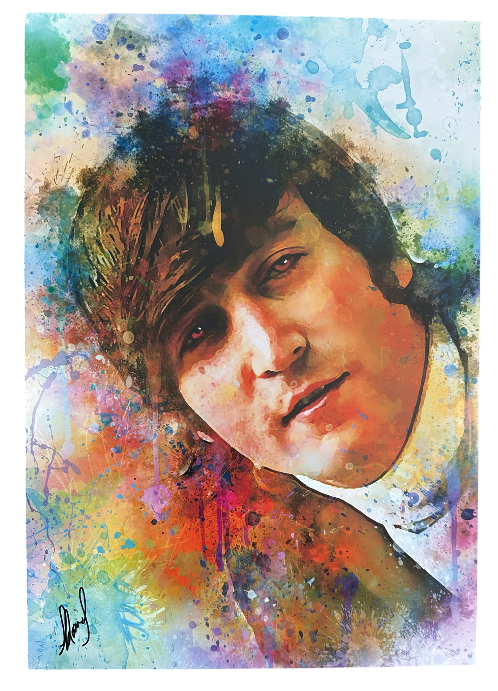 George Harrison Wall Art by Cherie Grampp (aka Shari)