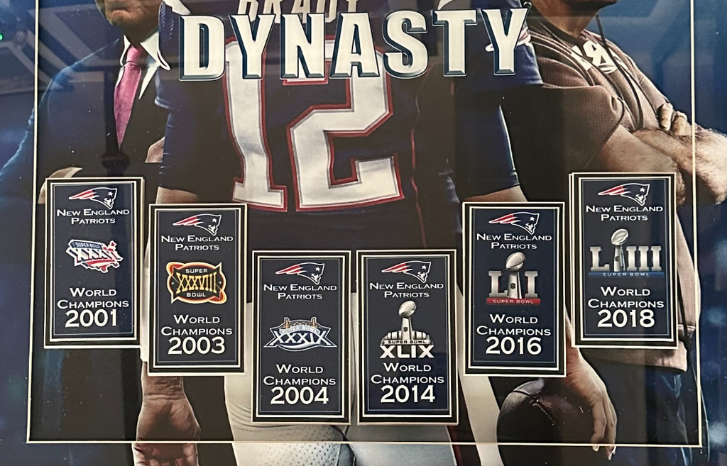 New England Patriots Dynasty - Replica 6X Super Bowl Champions Tickets