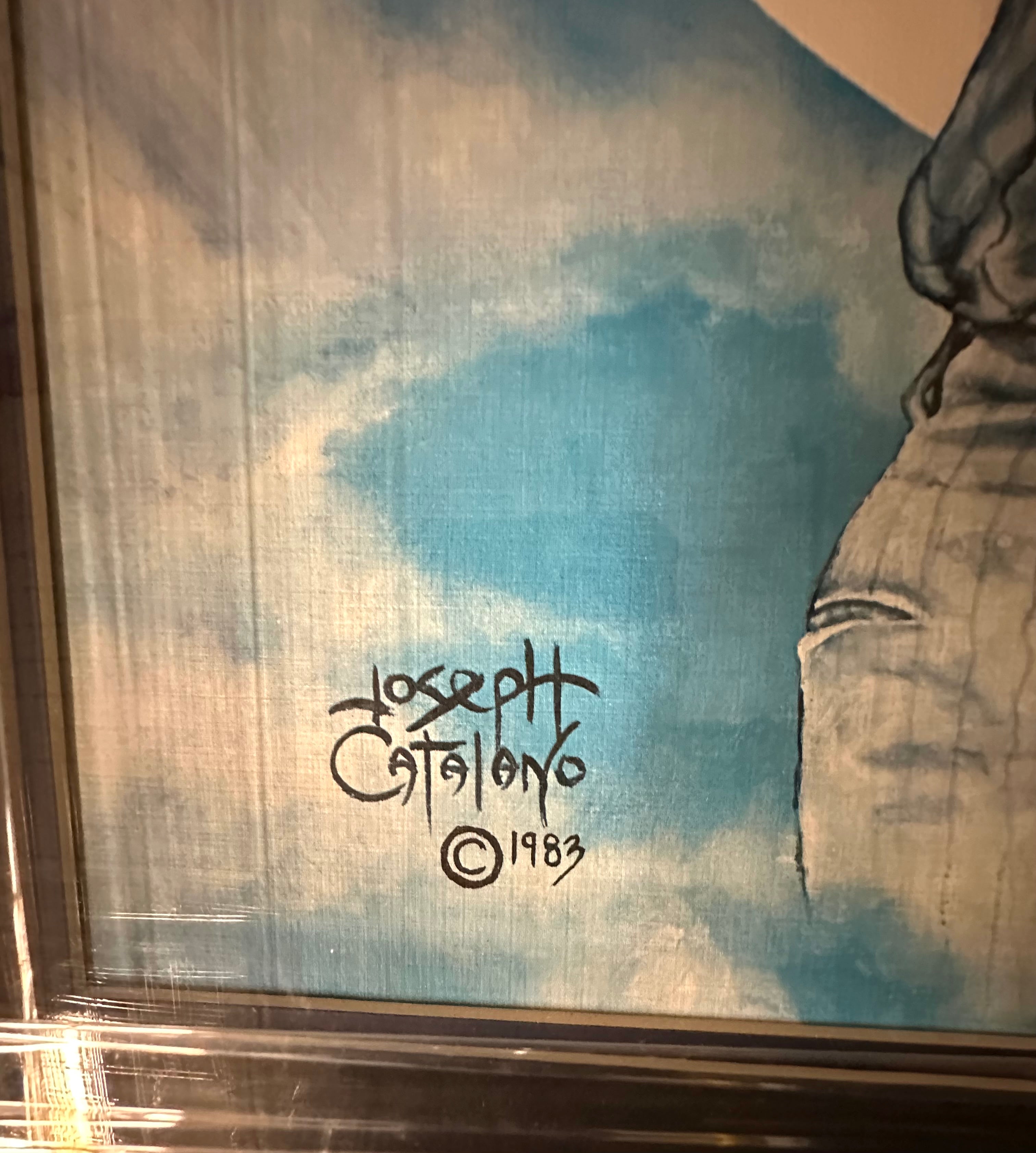 New York Yankees - Mickey Mantle autographed Lithograph