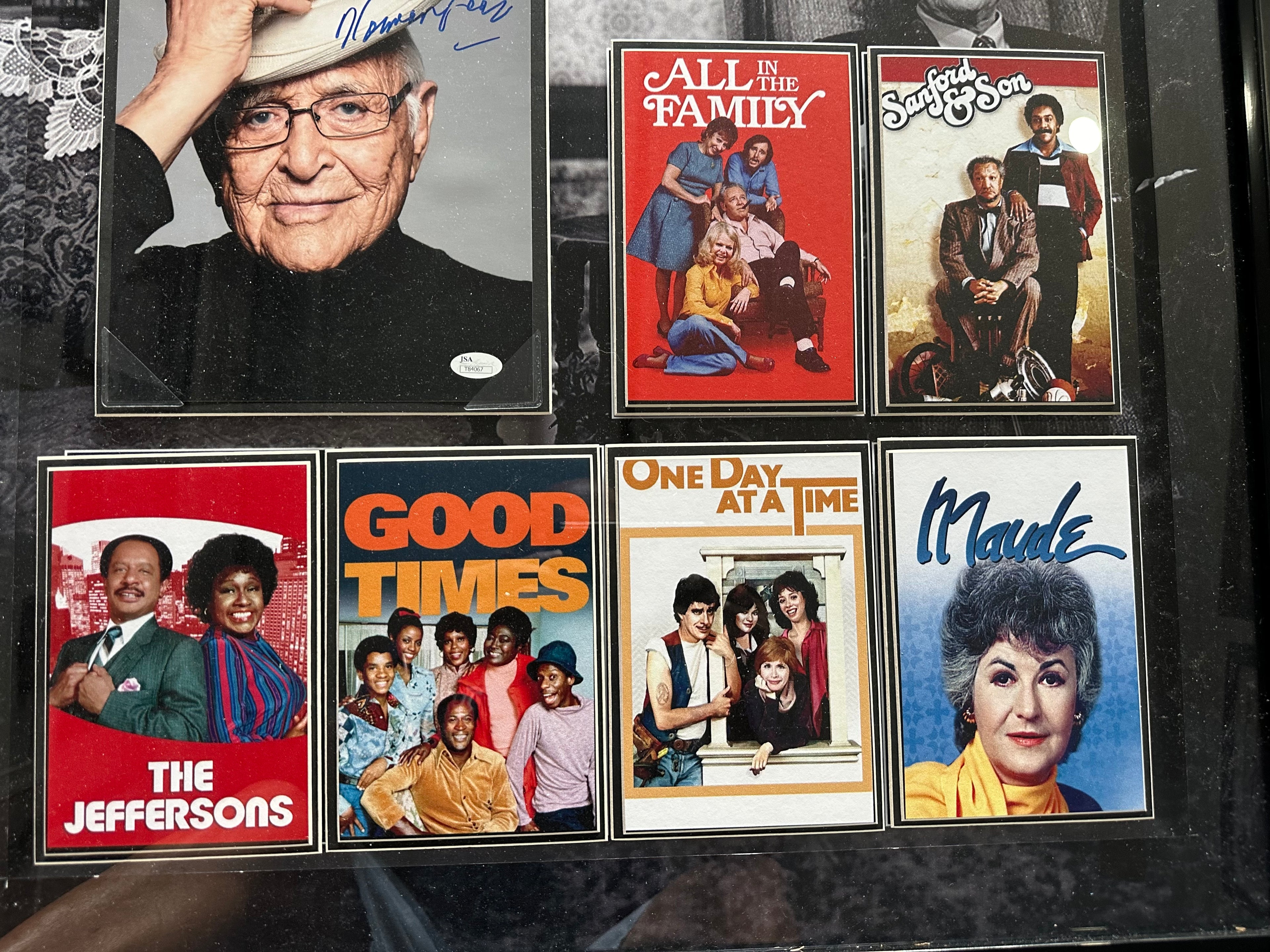 Norman Lear Autographed - His 1970's starting Hit TV series