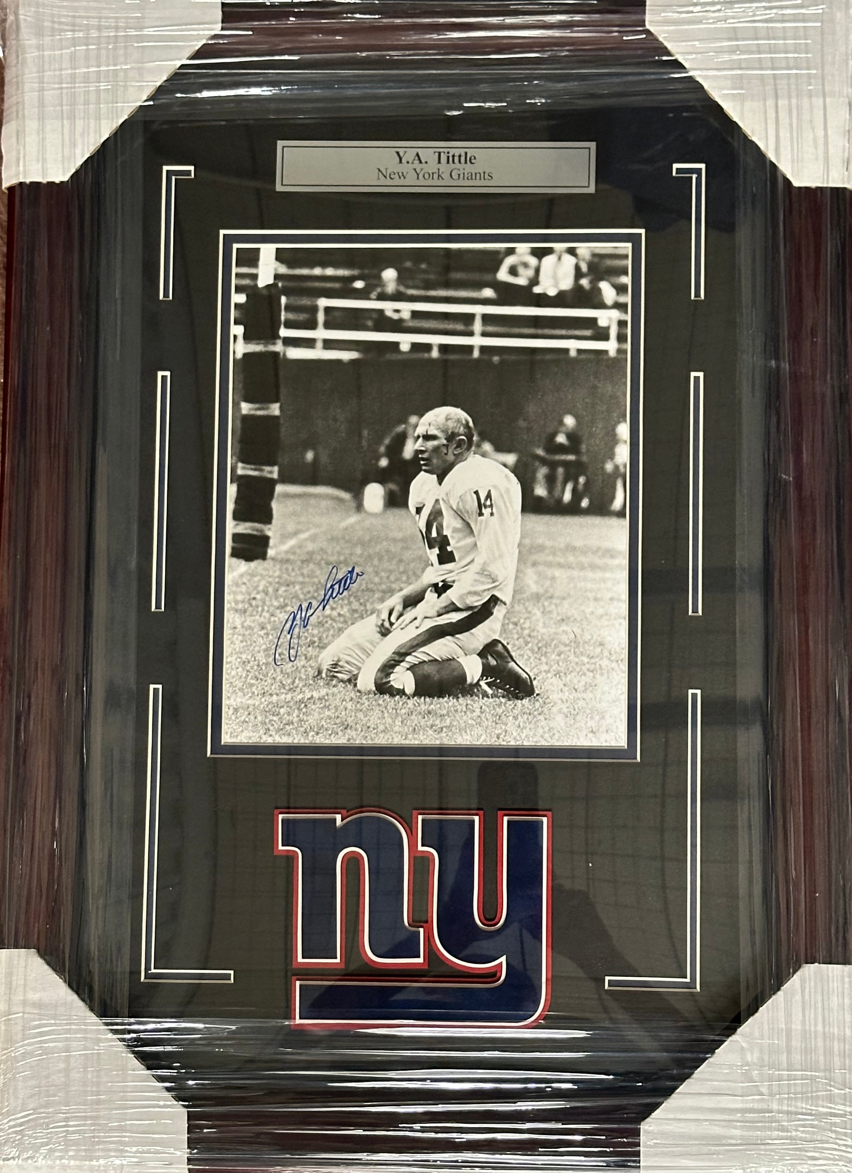 New York Giants - Y.A. Tittle Autographed