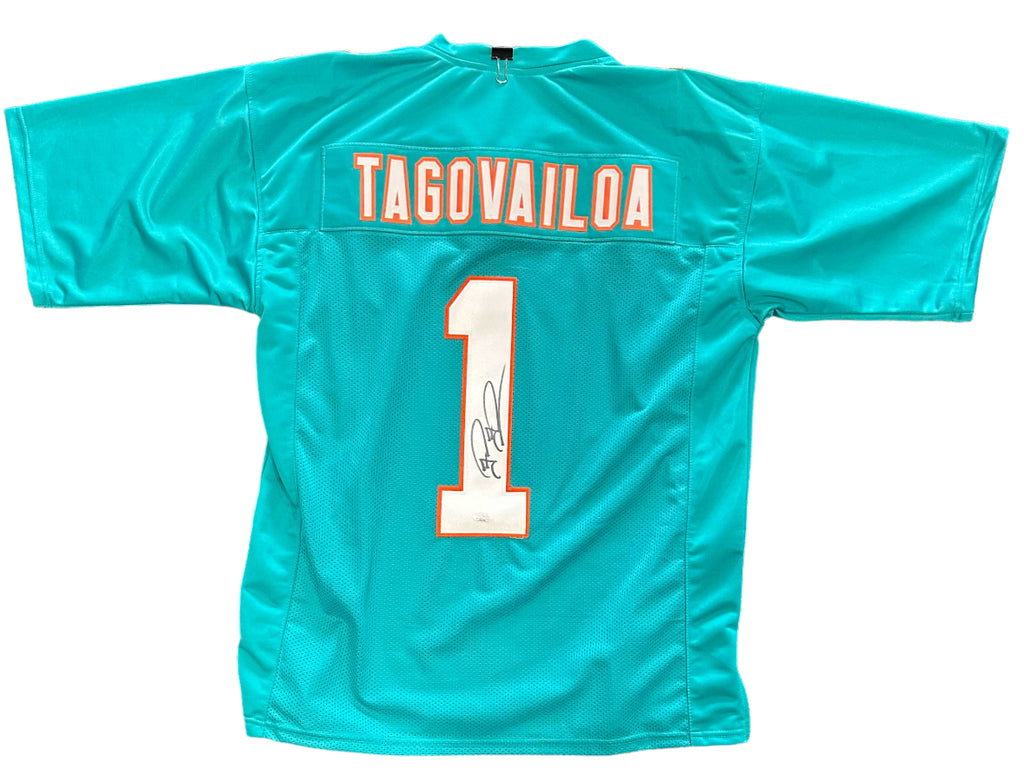 Miami Dolphins - Tua Tagovailoa Autograhed Football Jersey