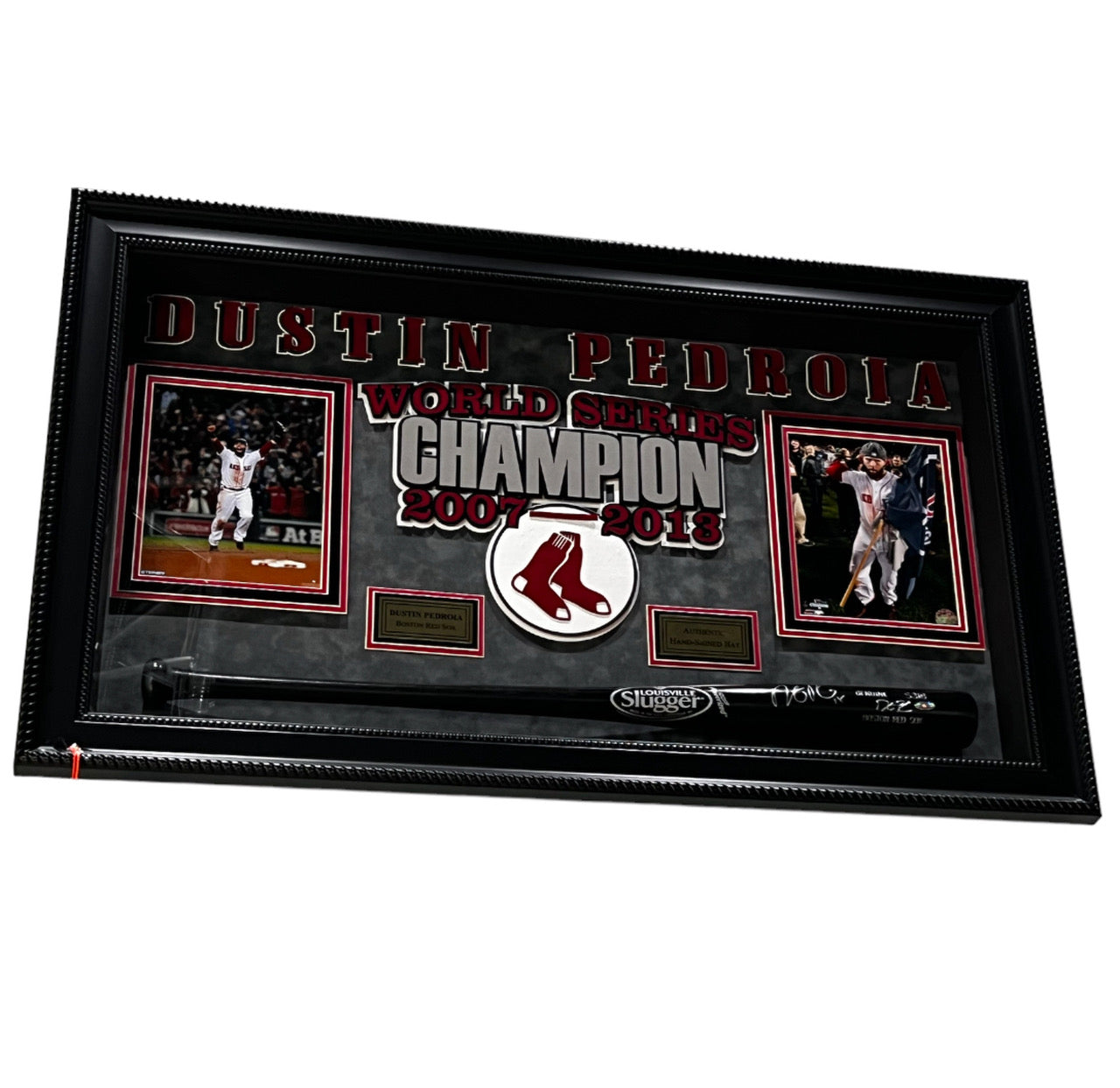 Dustin Pedroia Bat Display