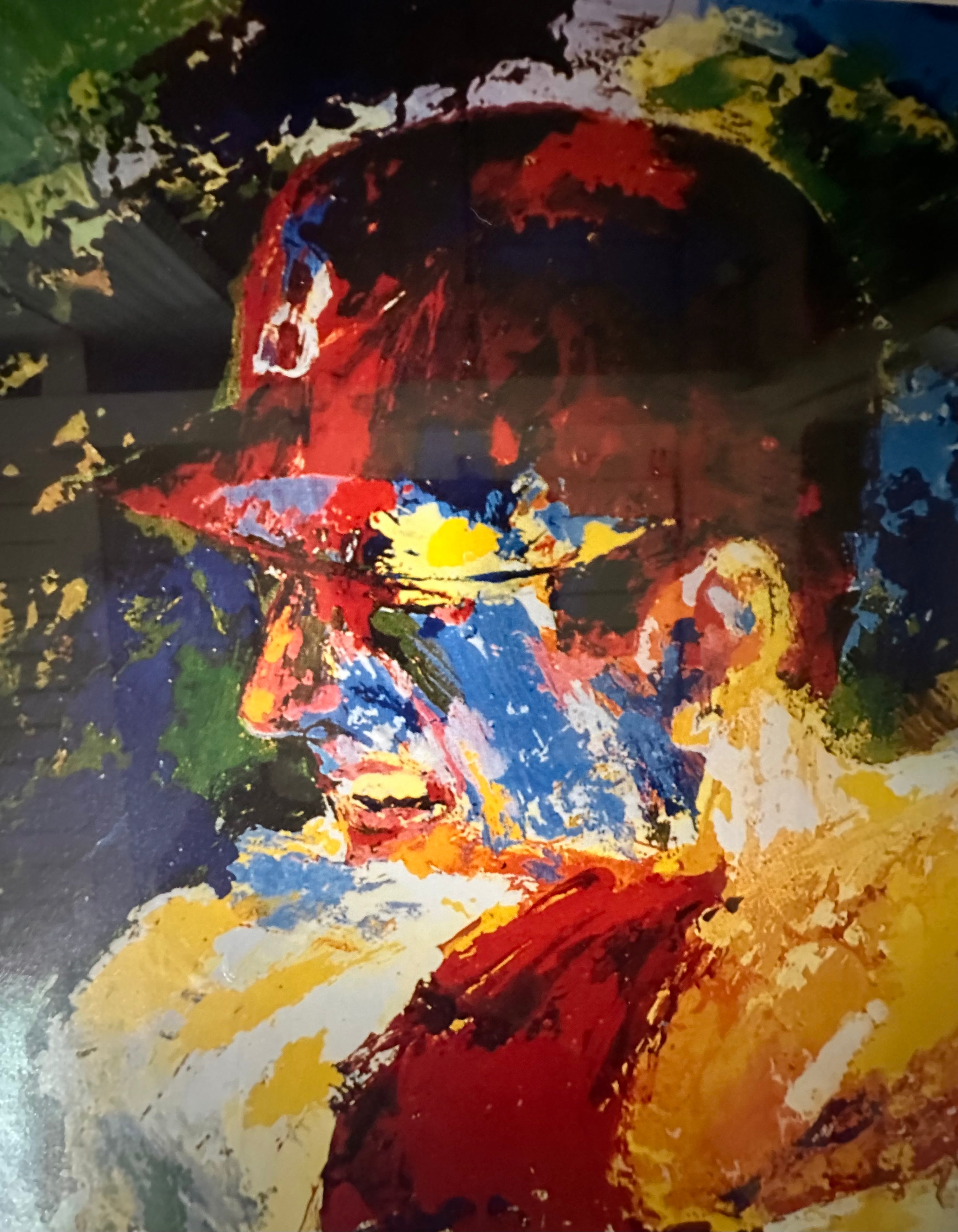 Boston Red Sox - Carl Yastrzemski Chase Bank autographed Leroy Neiman print