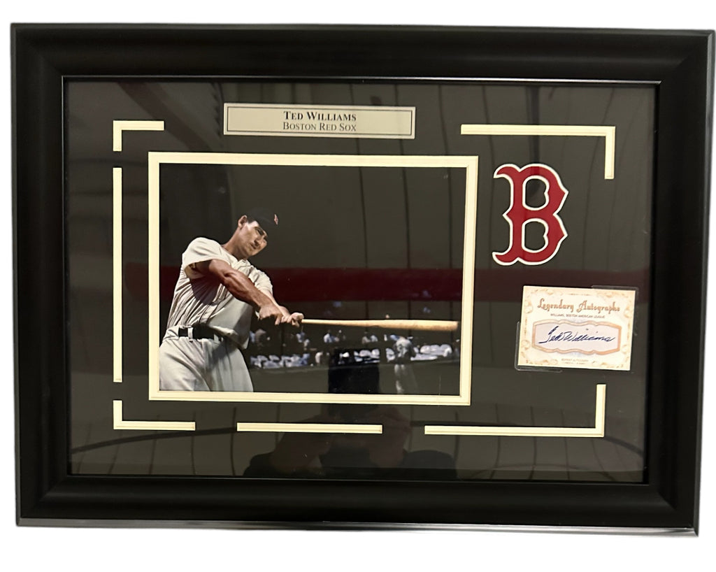 Boston Red Sox - Ted Williams with Replica Legendary Autograph