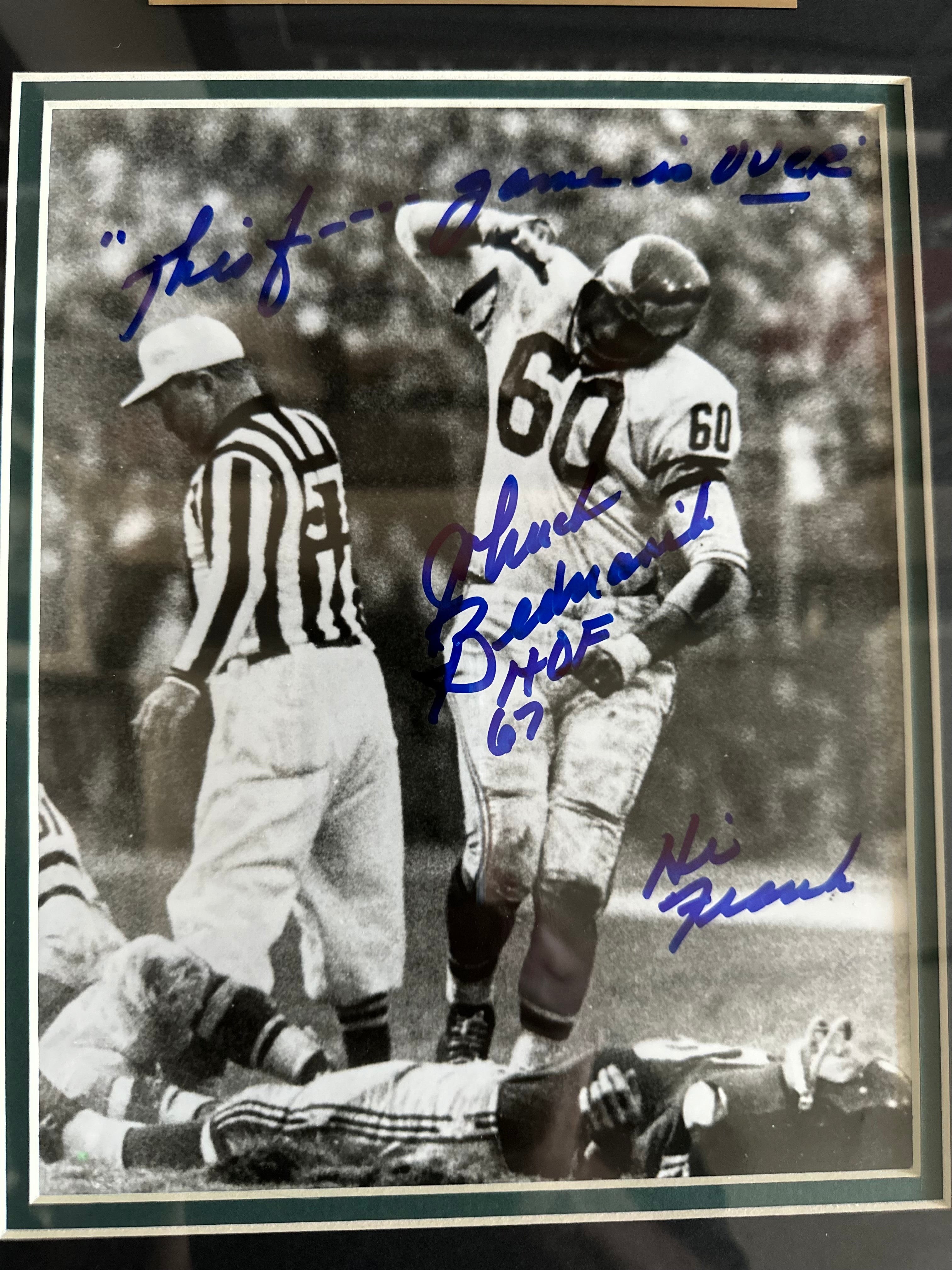 Philadelphia Eagles - Chuck Bednarik Autographed