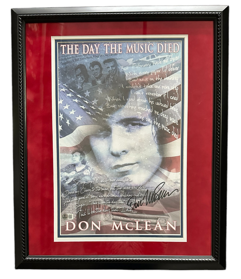 Don McLean "The Day the Music Died" Autographed