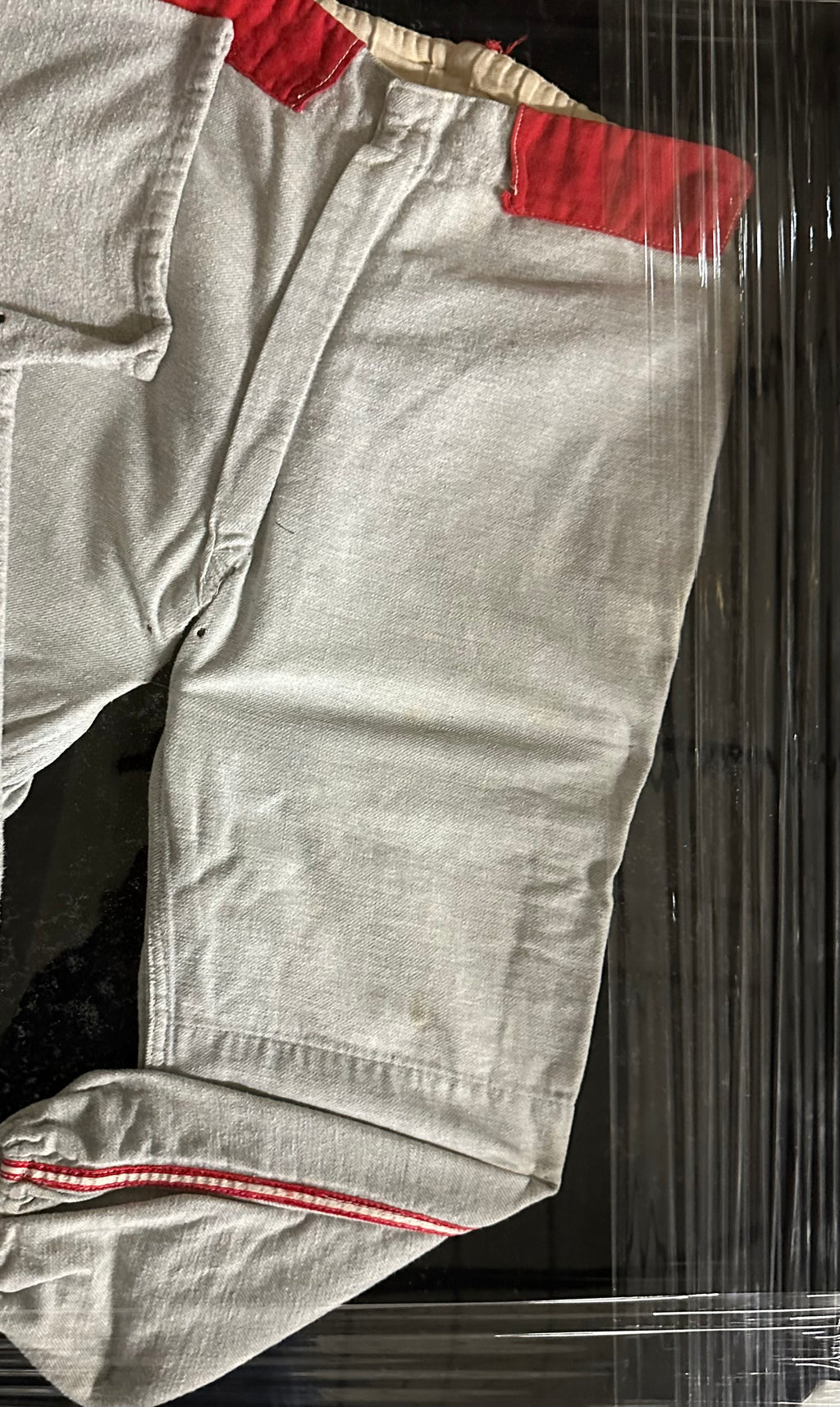 Ted Williams framed autographed Pony League Jersey with letter "G"