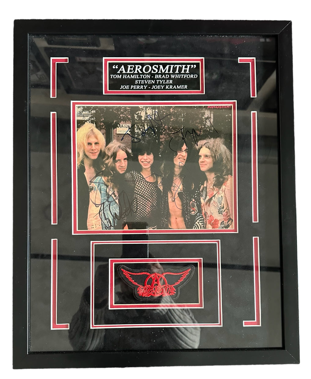 Aerosmith Band Autographed Photo