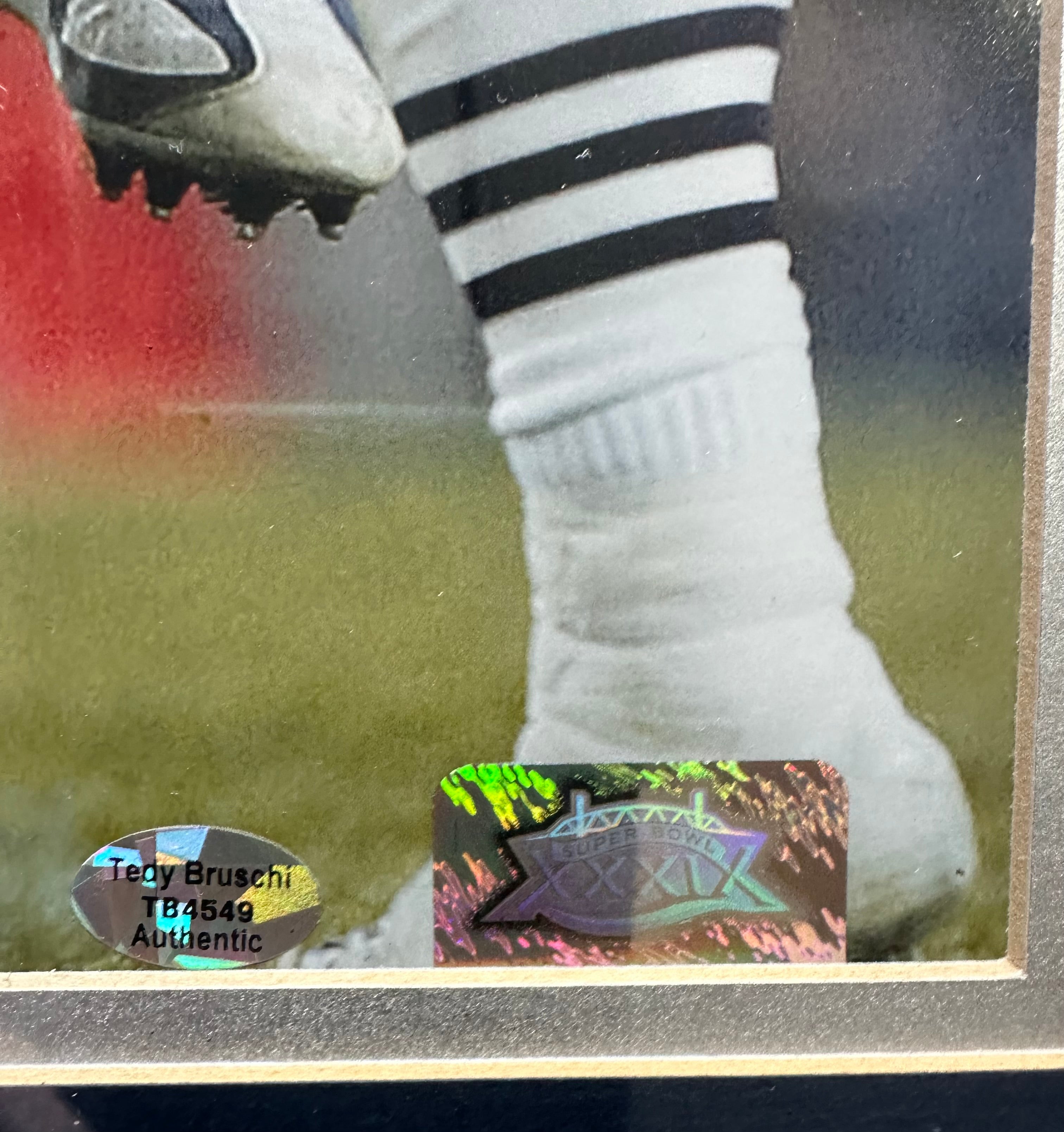 New England Patriots - Tedy Bruschi & Roosevelt Colvin Autographed